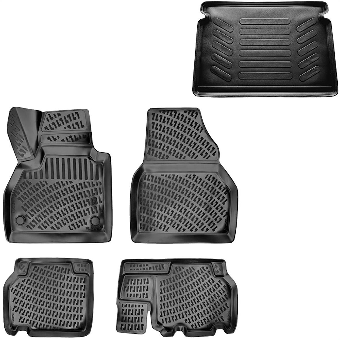 Mercedes CİTAN 3D Paspas + Bagaj Havuzu 2012 Sonrası Caraks Marka-