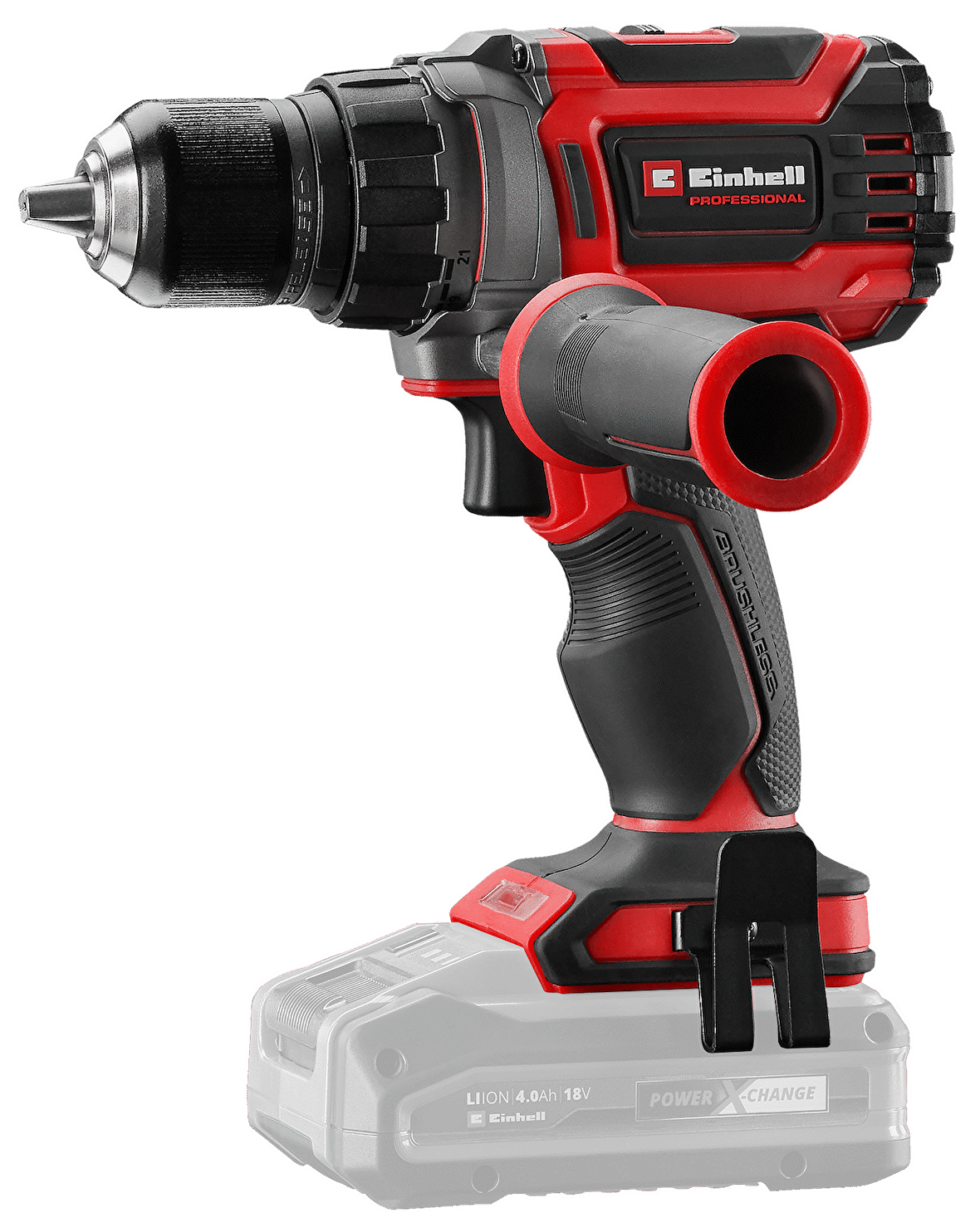 Einhell Professional Akülü Vidalama TP-CD 18/60 Li BL - Solo Power X-Change (Li-Ion, 18 V, kömürsüz motor, 13 mm metal mandren, 2 vitesli şanzıman, akü ve şarj cihazı dahil değildir) - 4514210