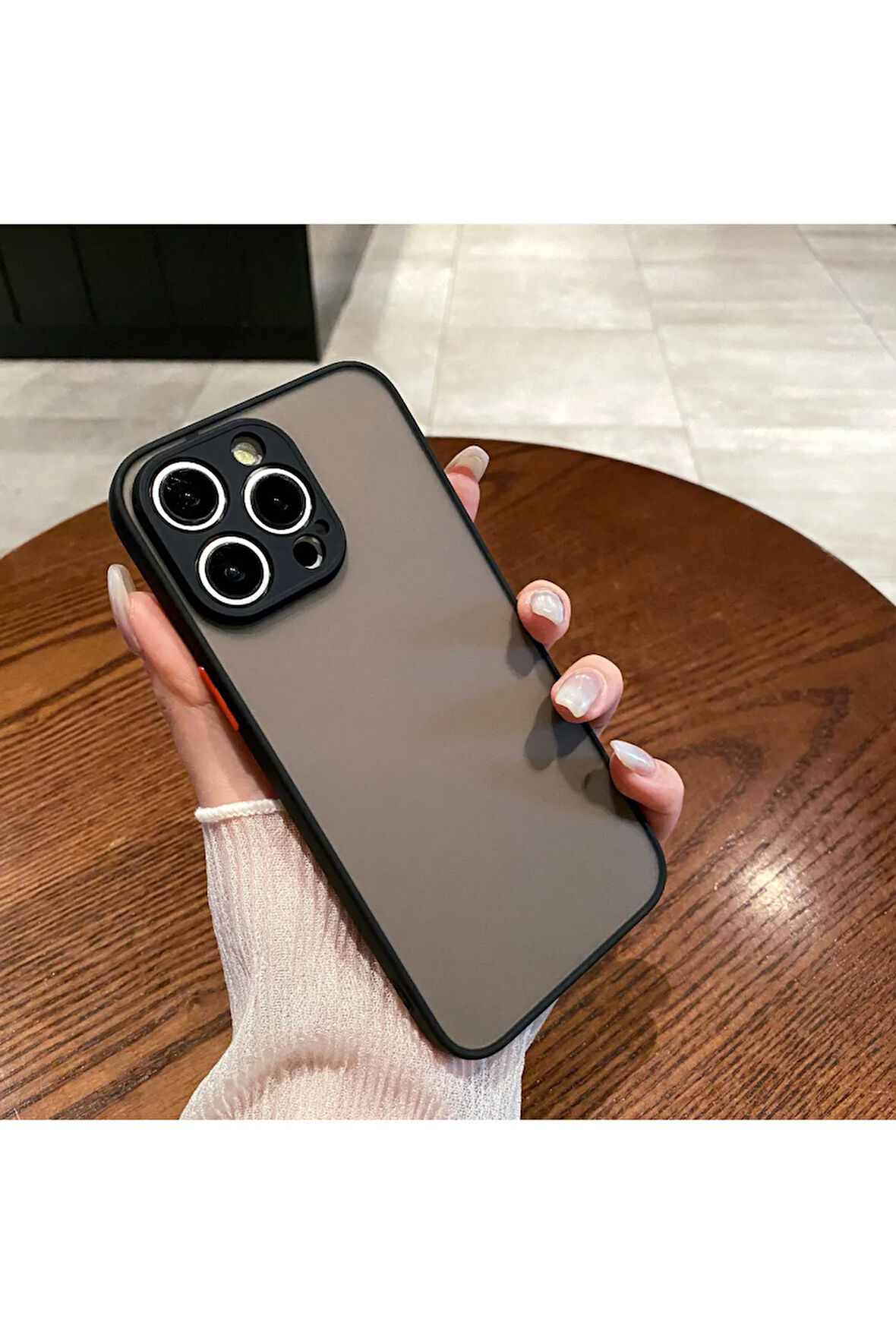 REALME C12 REALME C15 REALME C25 MAT HUX KILIF SİYAH