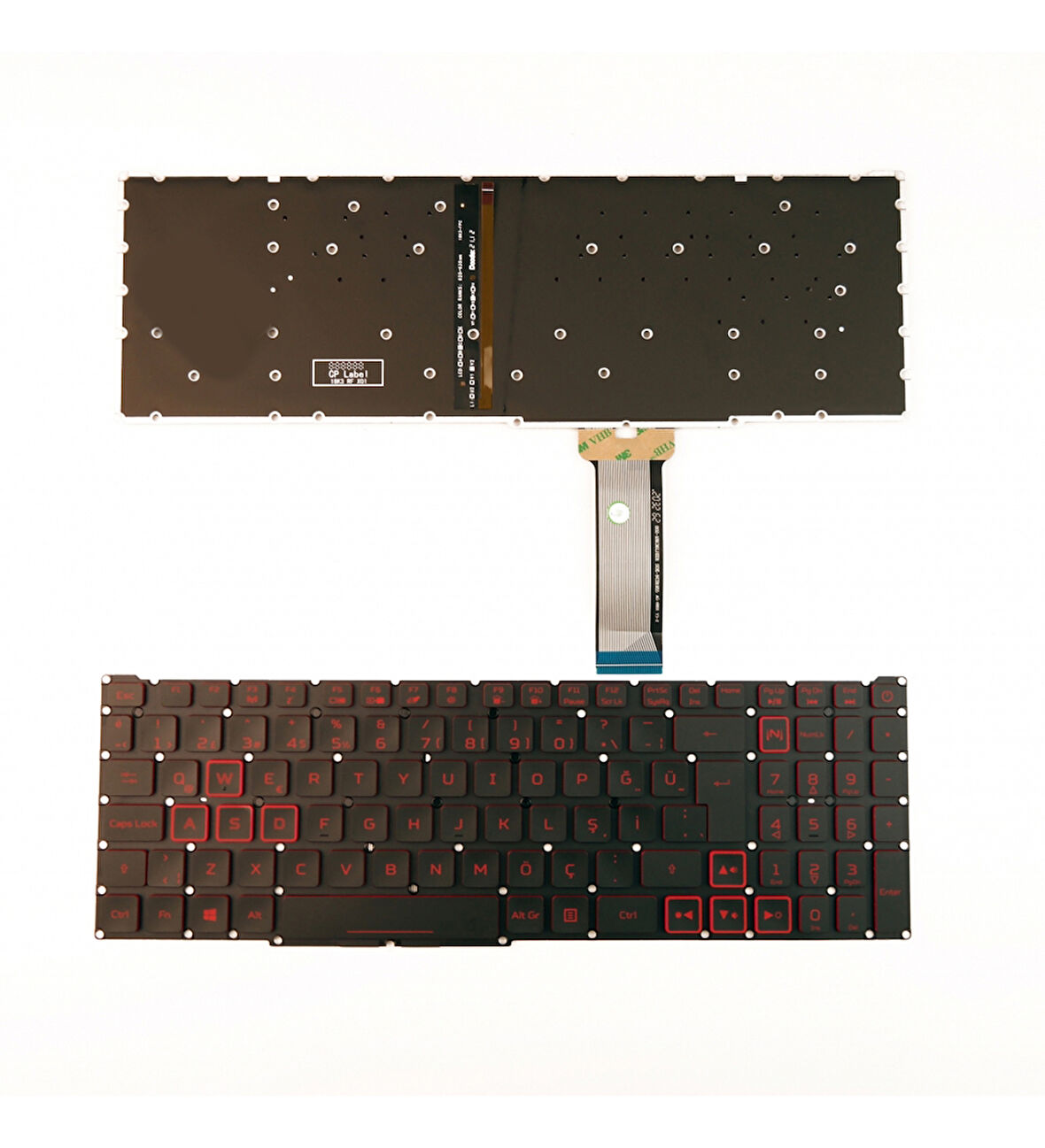 Acer Nitro 5 AN515-51 - N17C1 Klavye Işıklı Kırmızı Tuş