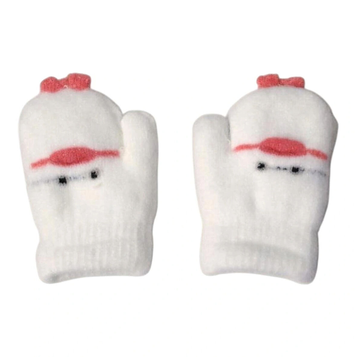 0-18 Ay Kız Çocuk Örme Eldiven