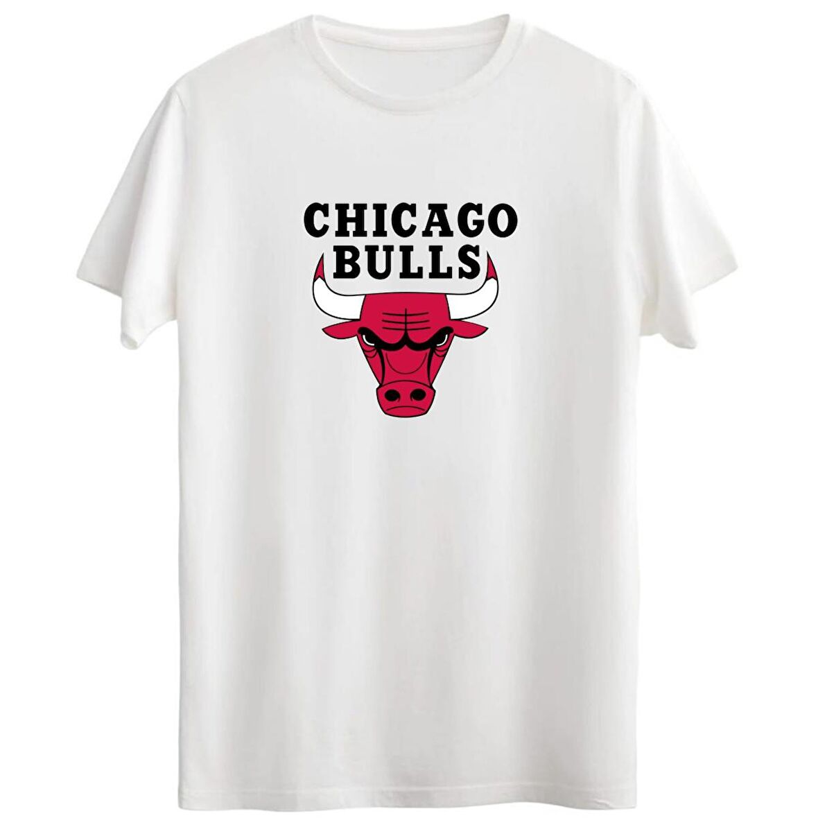 CHIAGO BULLS BİSİKLET YAKA REGULAR KISA KOLLU  BASKILI TİŞÖRT