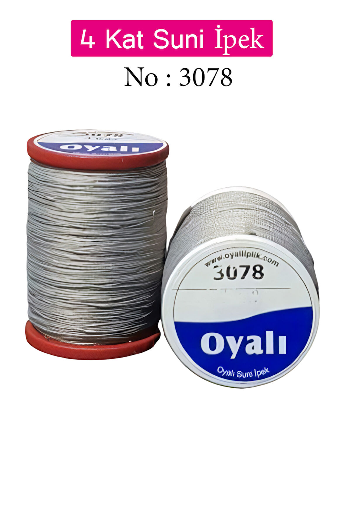 Oyalı 4 Kat Suni İpek İplik İğne Oyası Boncuk İpi Tığ Oyası No:3078