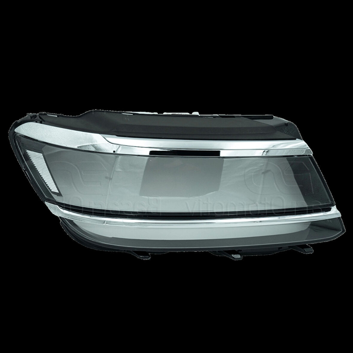 Volkswagen Tiguan 16 Ve Sonrası Uyumlu Far Camı Sağ Krom Çıtalı   5NB941114DCAM-WISCO