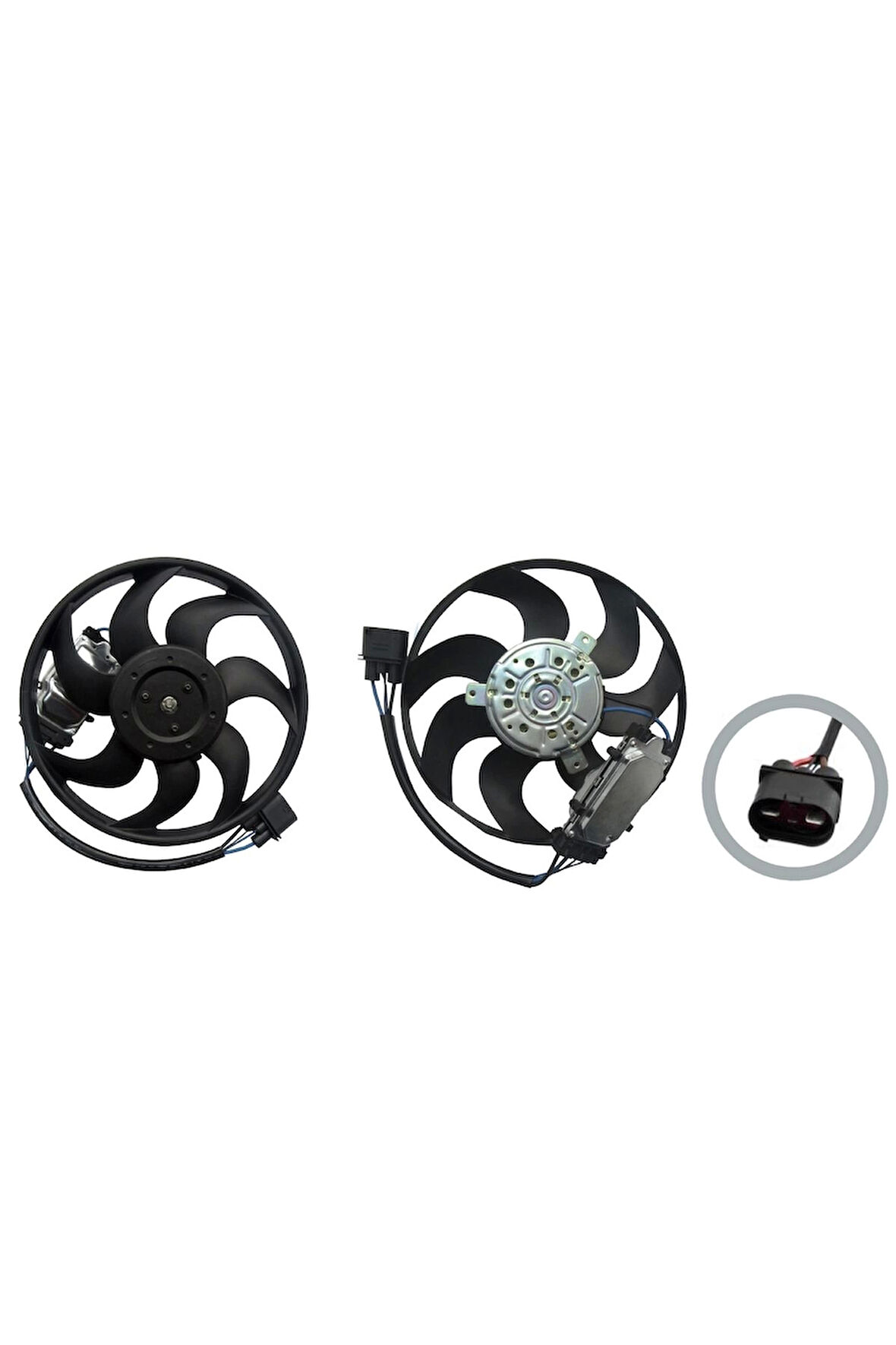 Fan Motoru Davlumbazsız Sol–7L0959455C-Wisco–Volkswagen Touareg Q7 Cayenne 2003 Sonrası Uyumlu