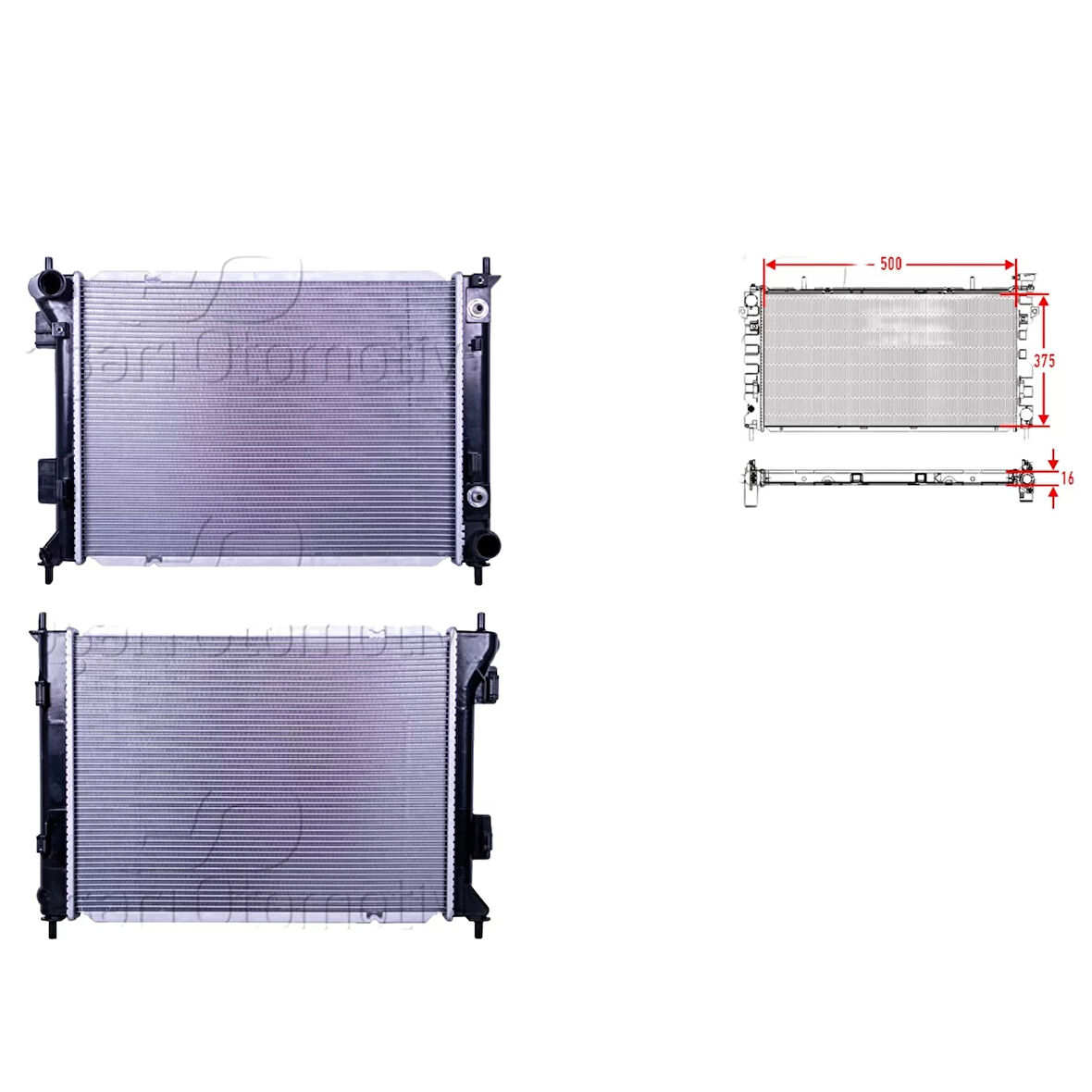 Su Radyatörü Brazing At - 25310-1P050 Wisco - Hyundai Ix20 (Jc) 1.4ı A-T Ac 10 Ve Sonrası Uyumlu