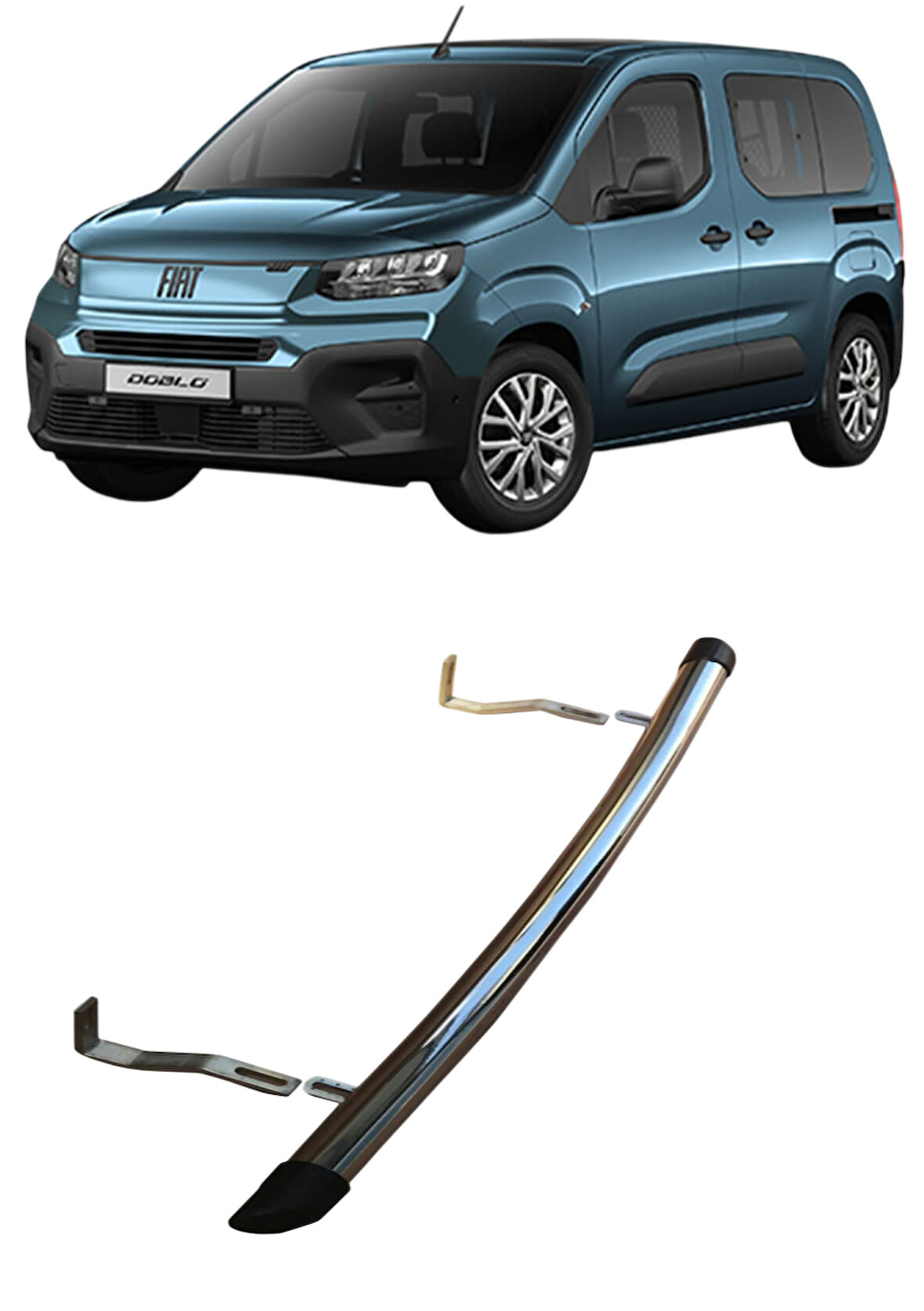 DOBLO ARACA ÖZEL ARKA KORUMA DEMİRİ İNOX 2024 2025 2026 2027