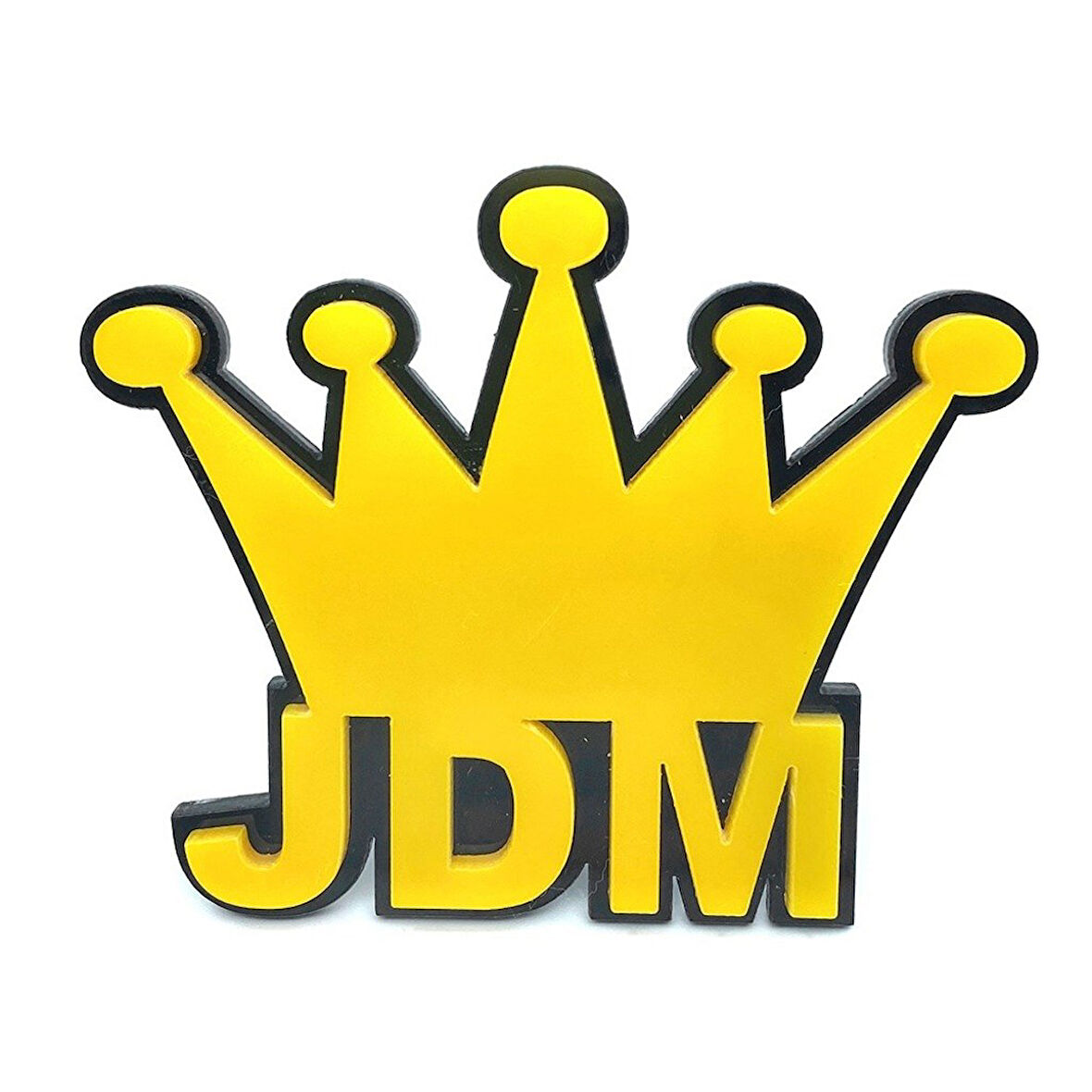 Jdm Kral Tacı Panjur Arması Sarı Siyah