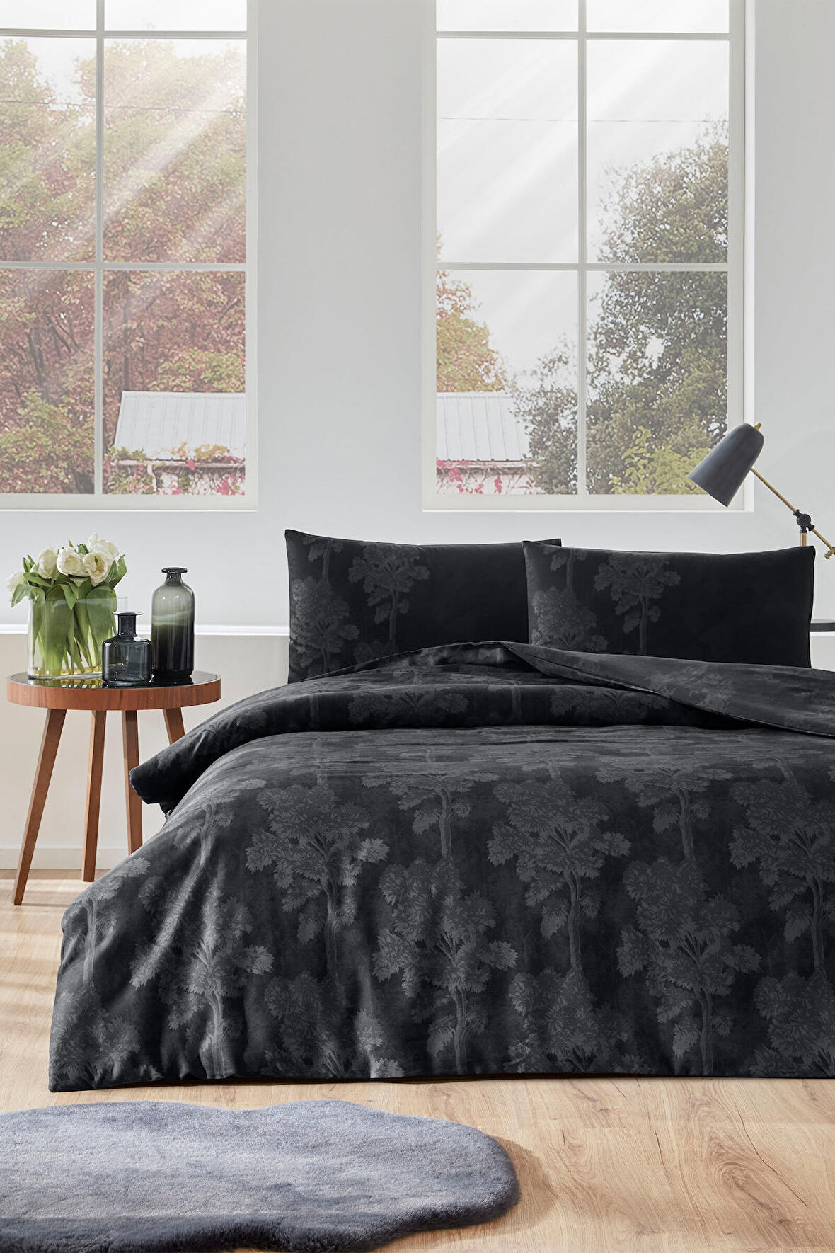 Özdilek Linden Çift Kişilik Soft Life Saten Nevresim Takımı