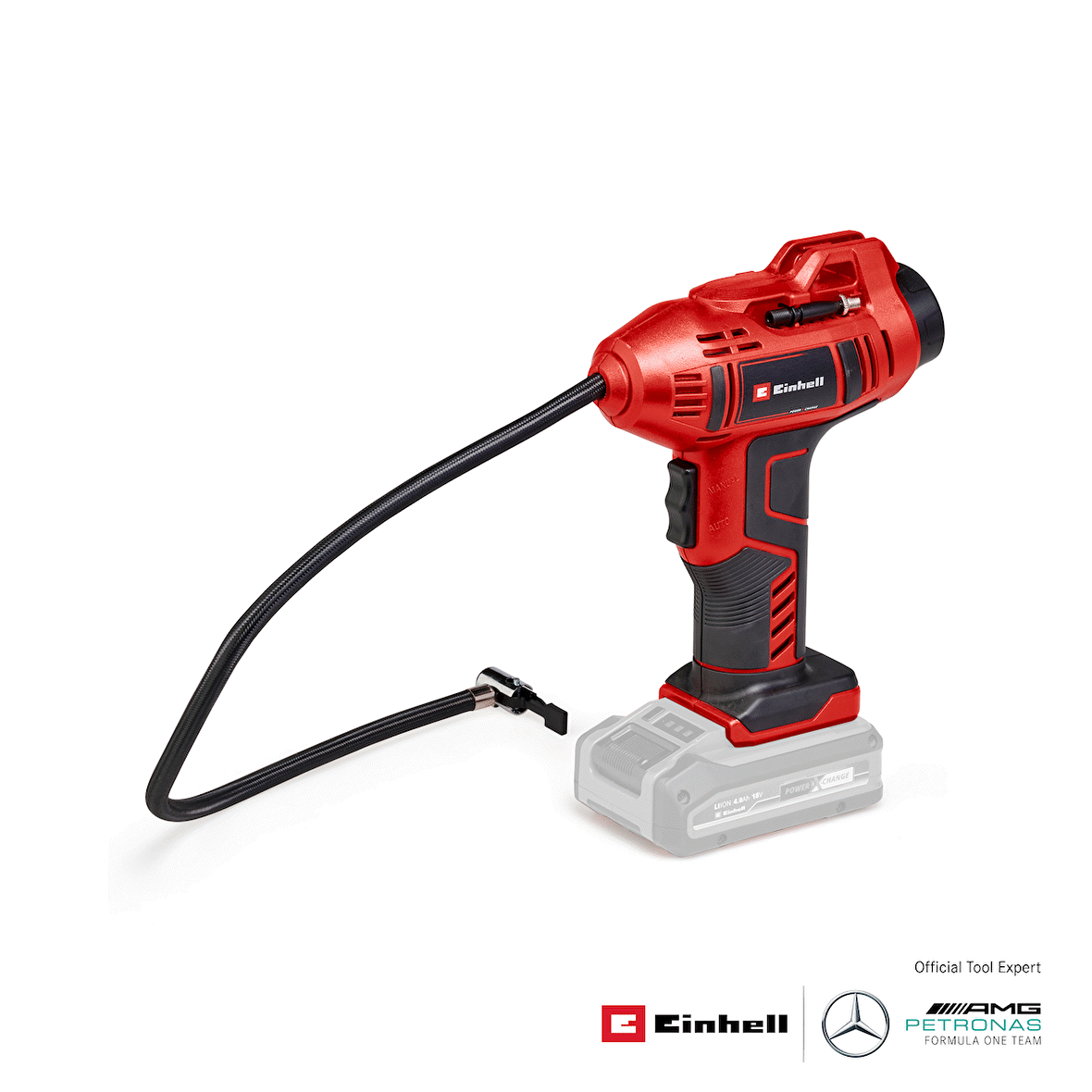 Einhell CE-CC 18 Li - Solo, Akülü Oto Hava Kompresörü (Akü ve şarj cihazı dahil değildir)