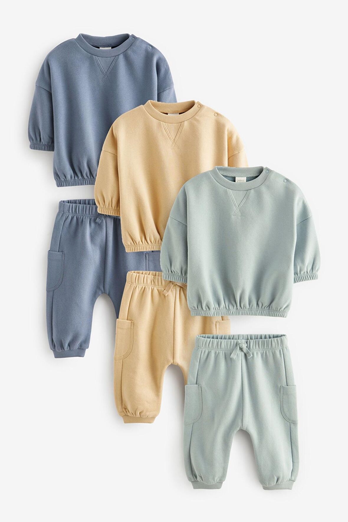 Pamuklu Yeşil Sweatshirt Ve Joggers Set Alt Üst Takım