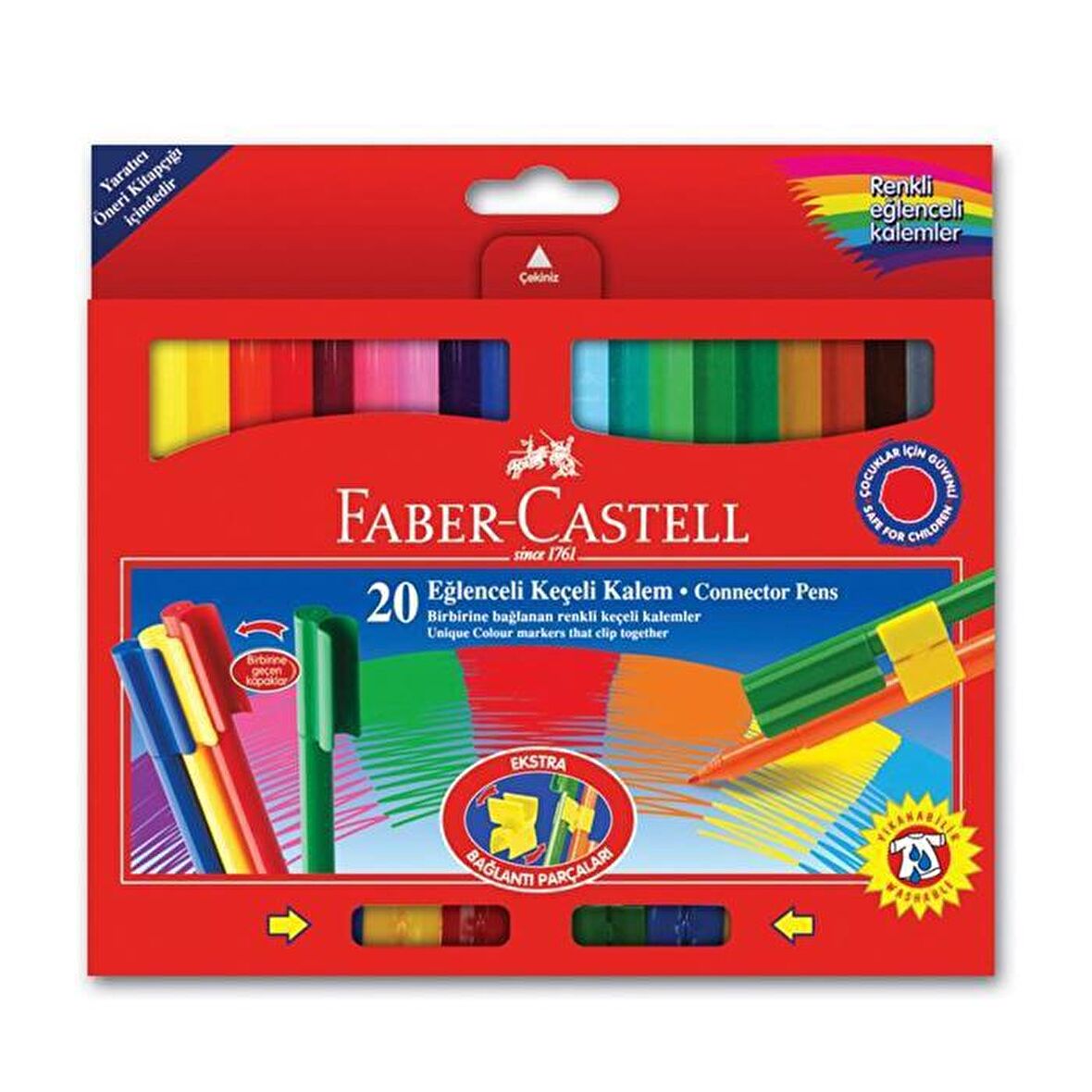 Faber-Castell Eğlenceli Keçeli Kalem 20'li