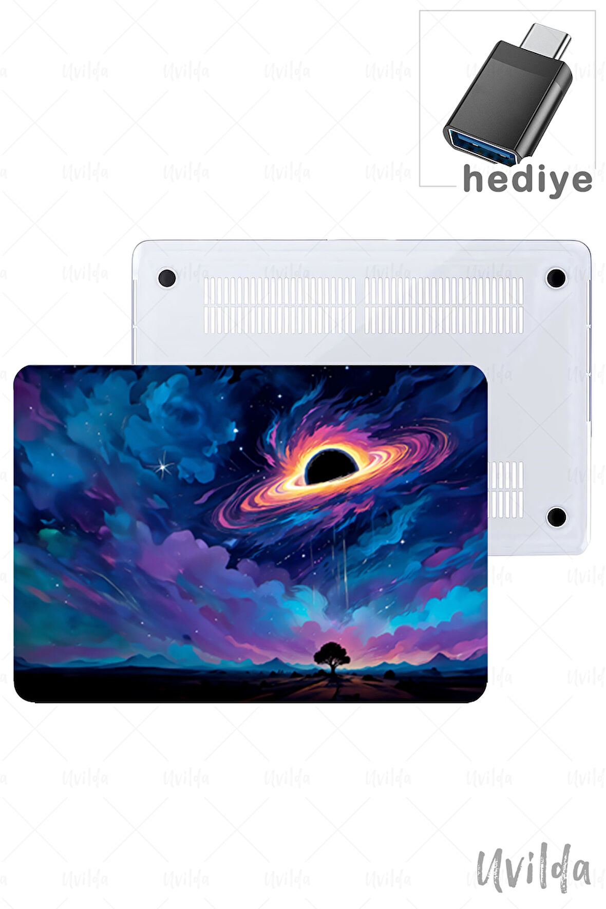 MacBook Pro 16 A2780 uyumlu Kaos-6 Msoft Kab Kozmik Gökyüzü
