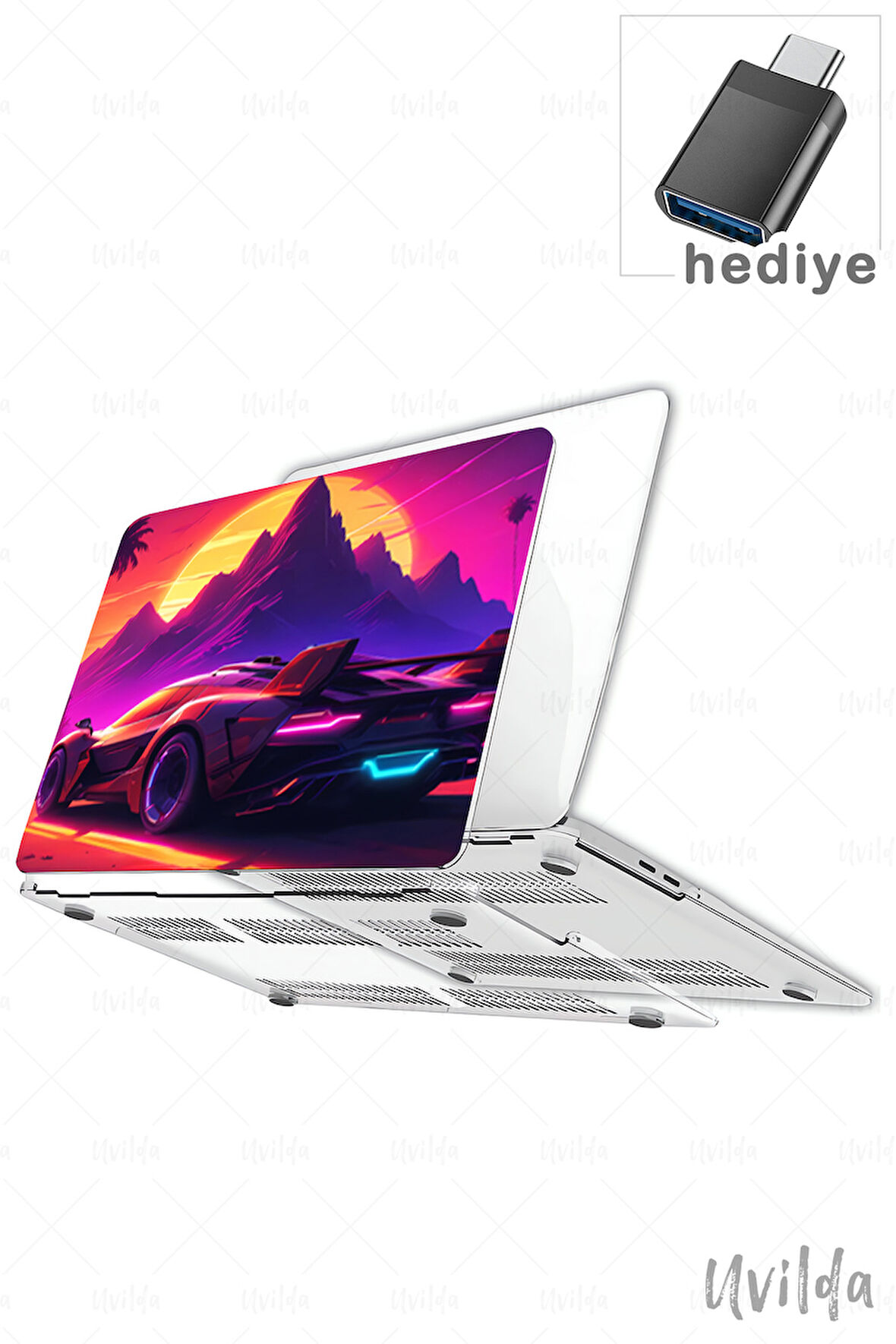 MacBook Pro 14 A3401 A3185 A3112 A2992 A2918 A2779 A2442 uyumlu Otomo-21 Lüks Msoft Günbatımı Sürüş