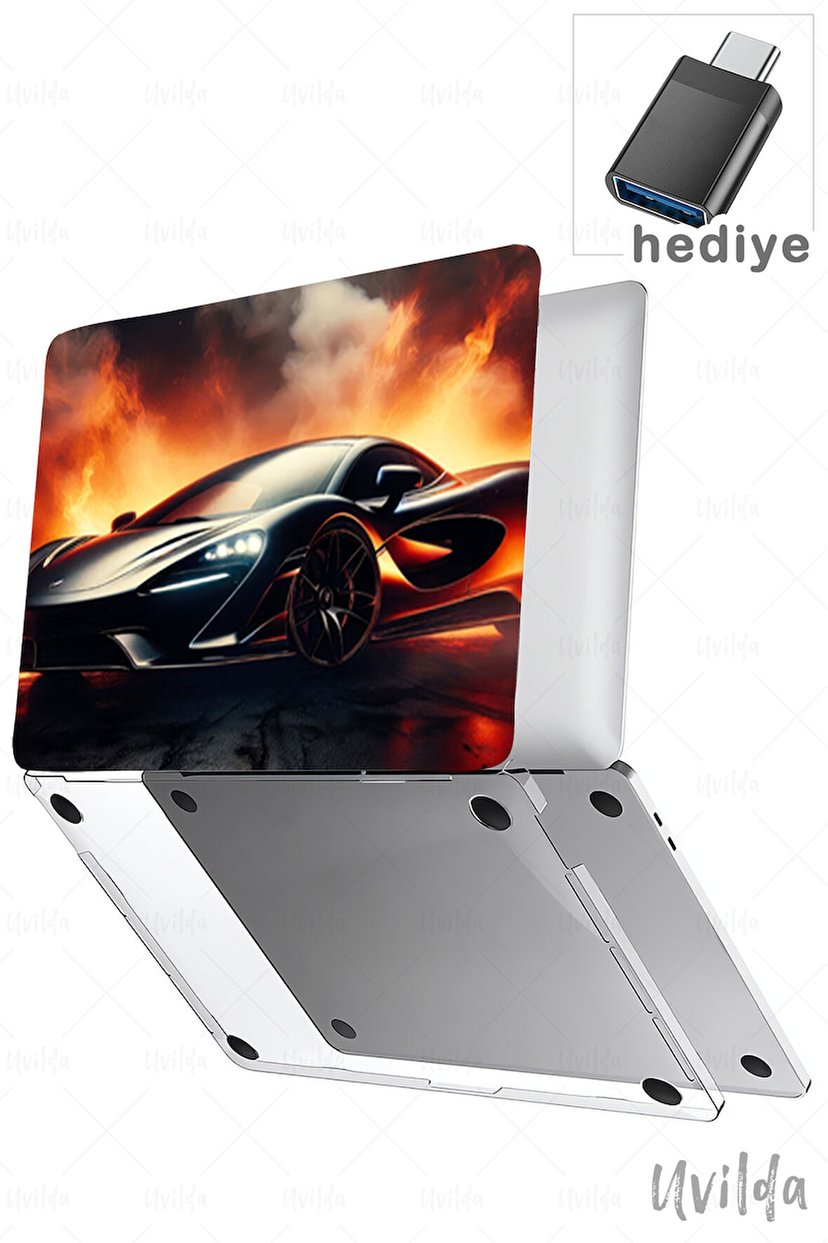MacBook Air 15 A3114 A2941 uyumlu Otomo-24 Msoft Premium UV Mc.Laren P1