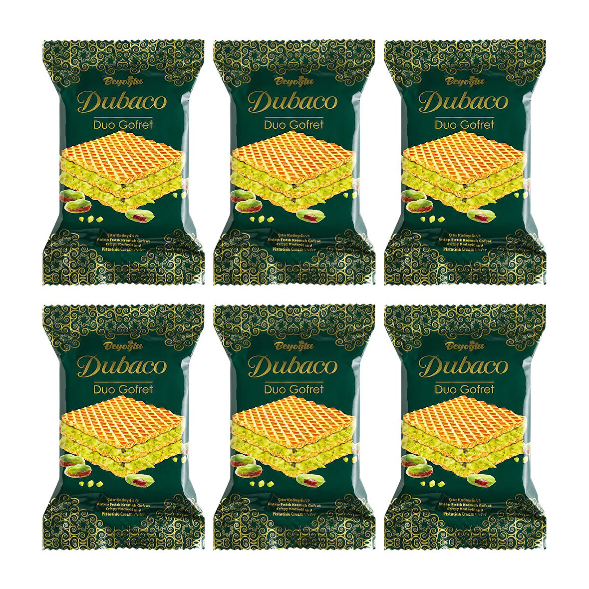 Beyoğlu Dubai Duo Gofret 36 gr x 6 Adet