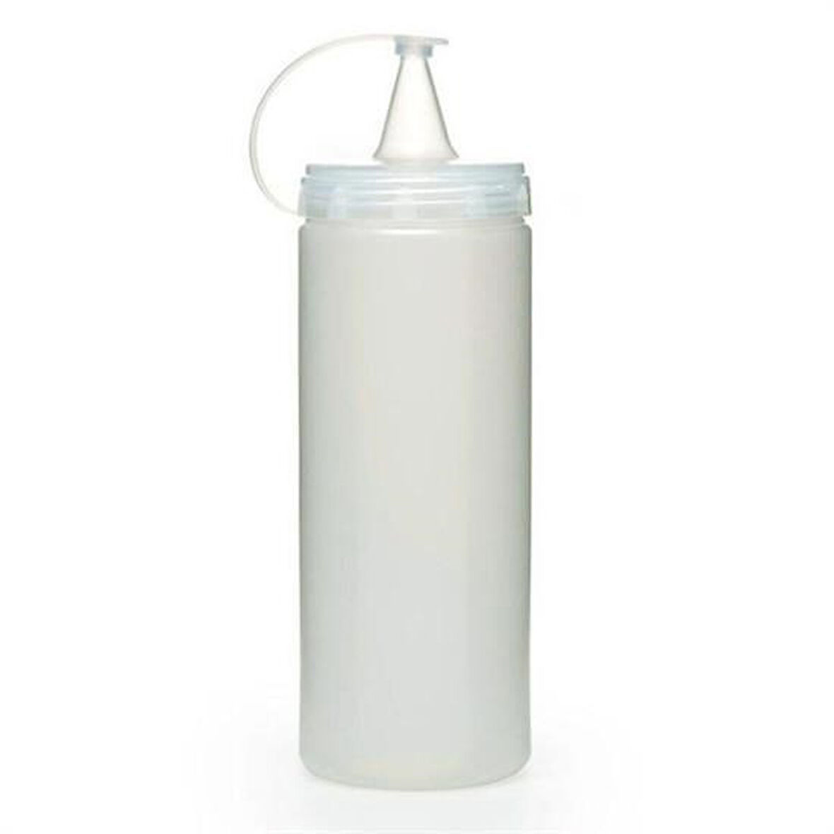 By Nevser® Şeffaf Kapaklı Sızdırmaz Yağlık Sosluk Şişesi Plastik Yağdanlık 400 ml AP-9028
