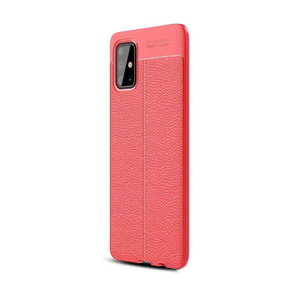 Gpack Samsung Galaxy A71 Kılıf Niss Silikon Deri Görünümlü