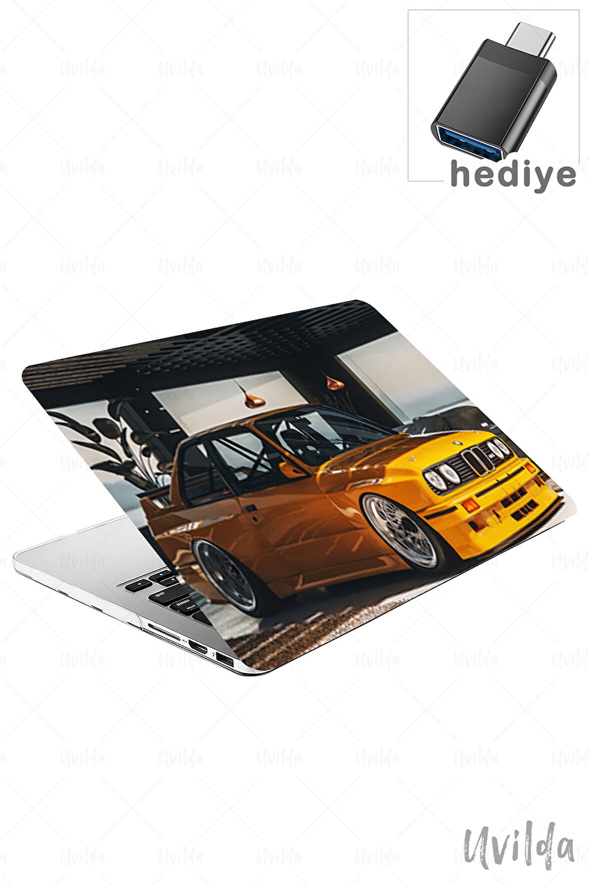 MacBook Pro 16 A2485 uyumlu Otomo-5 HQ Msoft BMW E30 DTM Sarı