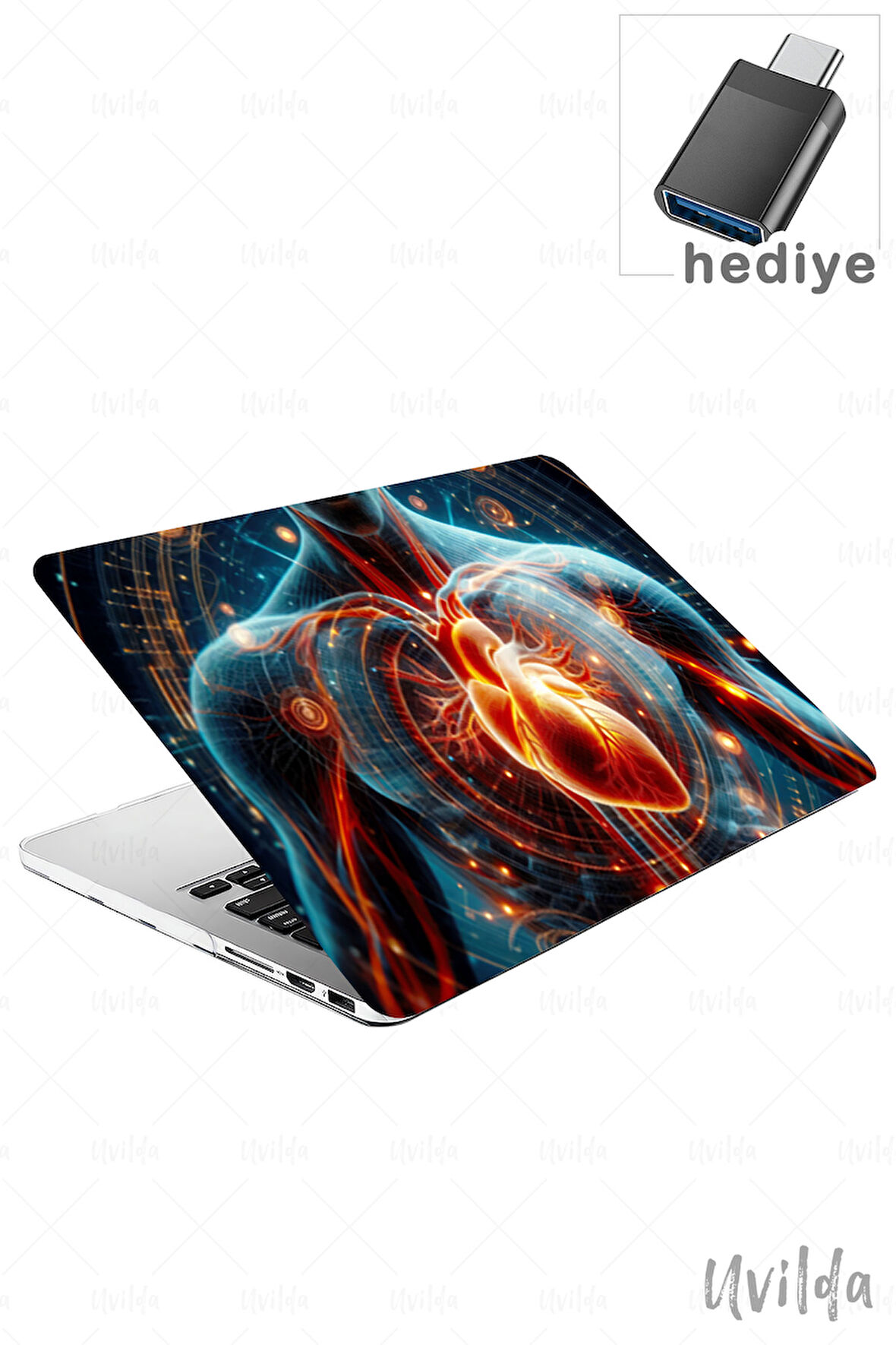 MacBook Pro 16 A2485 uyumlu Nefes-8 Kapak Msoft Anatomi ve Kalp