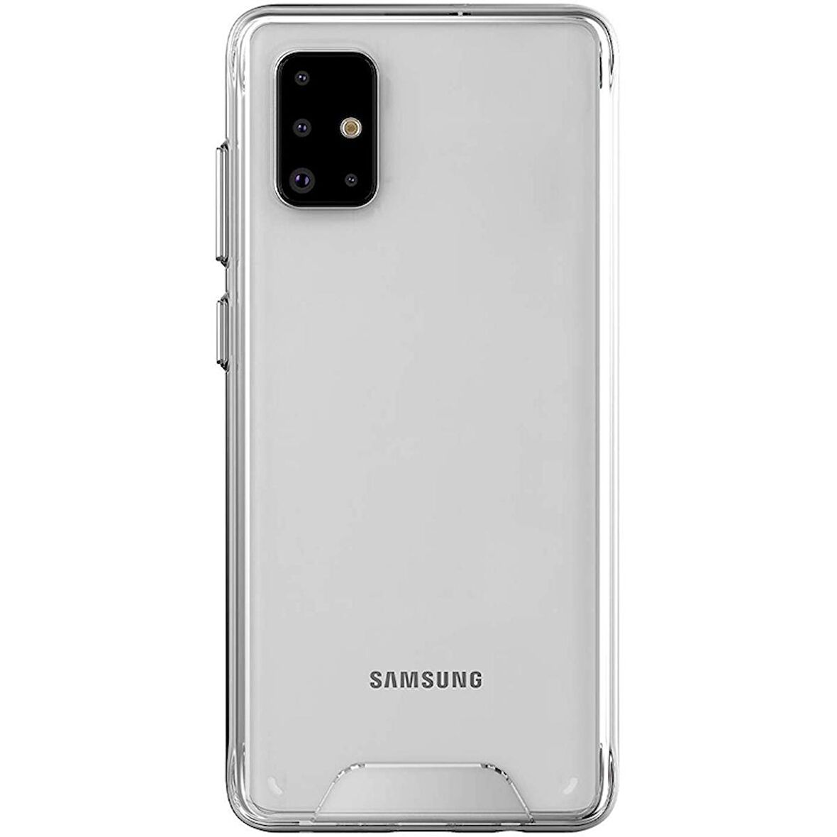 Gpack Samsung Galaxy A51 Kılıf Gard Nitro Şeffaf SilikonNano Glass