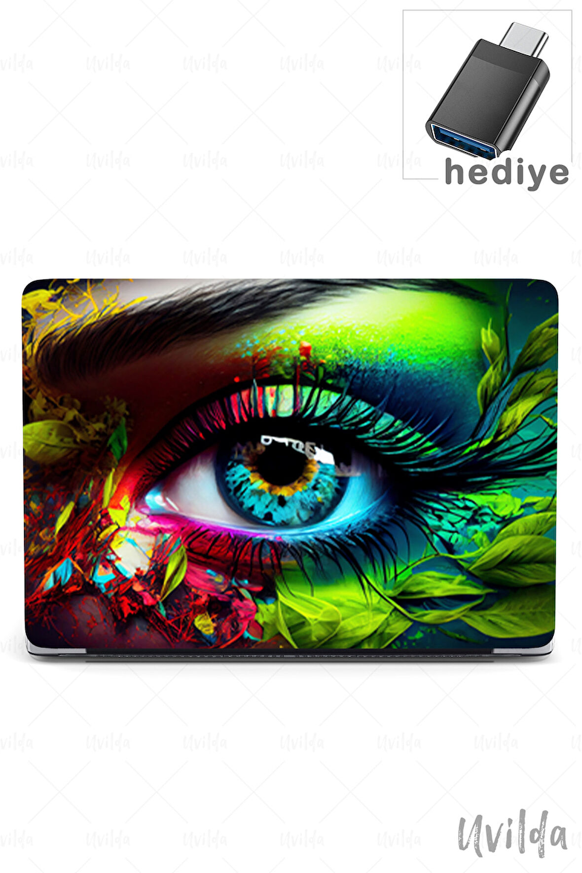 MacBook Air 13.6 A3113 A2681 uyumlu Derin 24 Msoft Koruma Kadın Cosmos