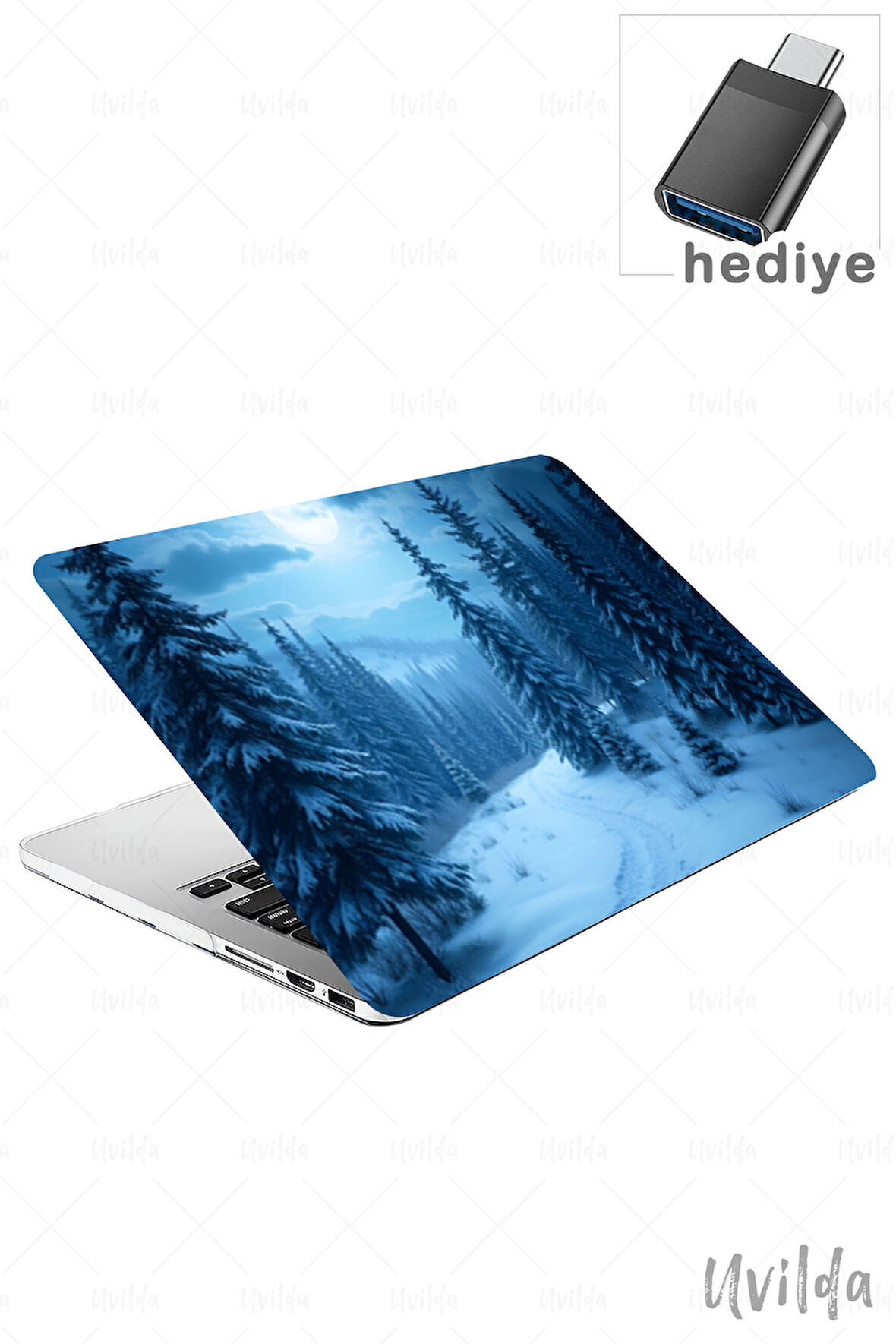 MacBook Pro 16 A2485 uyumlu Kaos-17 Msoft Korur Bir Kış Masalı