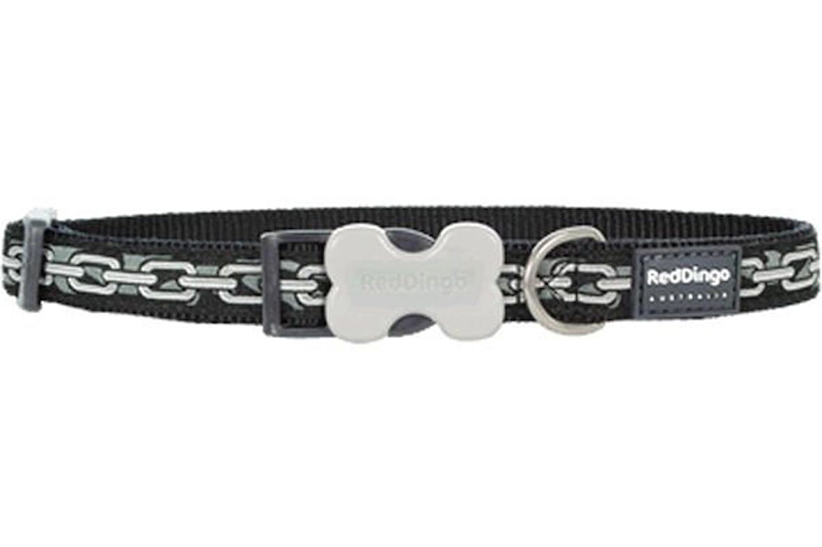 REDDİNGO ZİNCİR DESENLİ KÖPEK BOYUN TASMASI S 15MM / 24 -36 CM