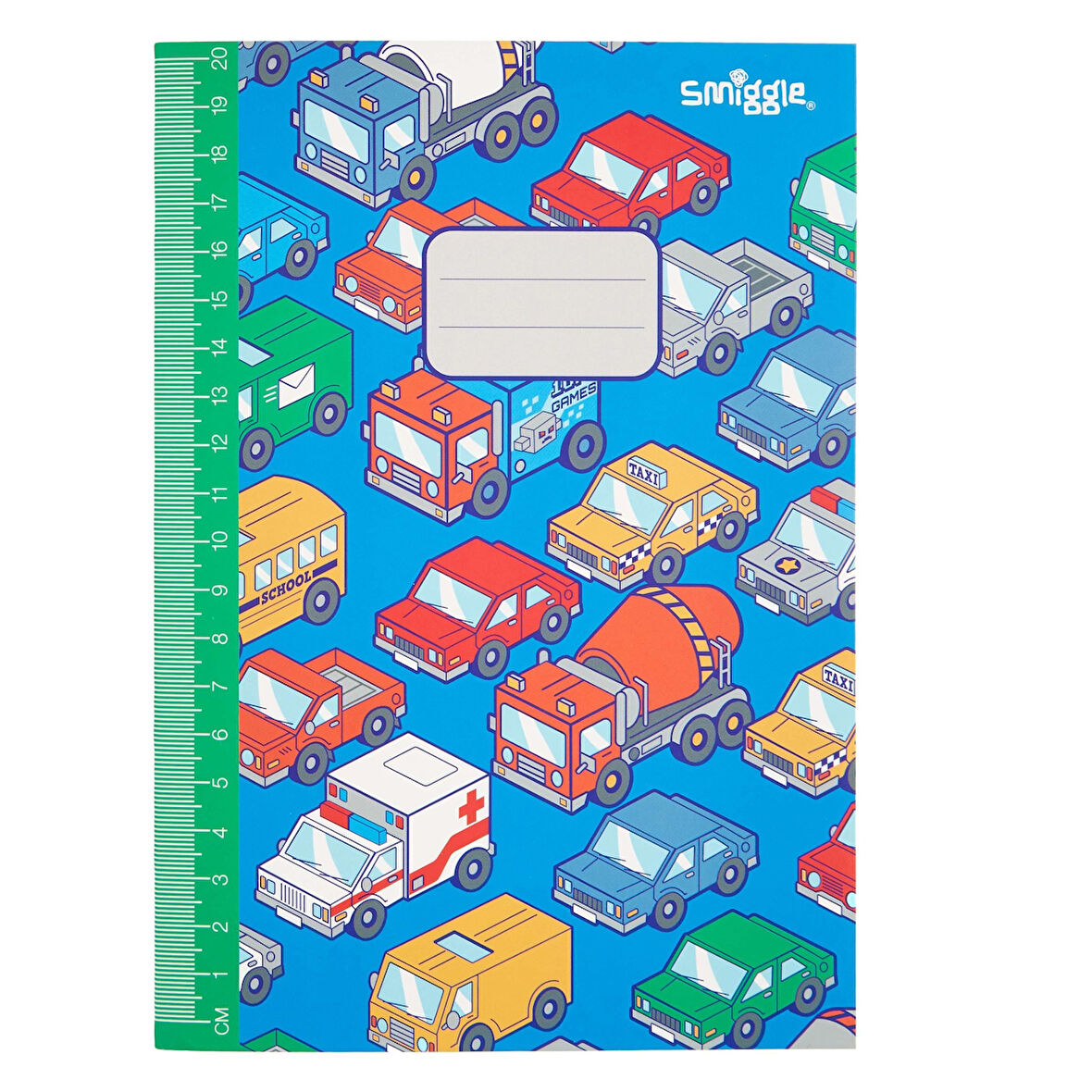 Smiggle - A5 Cetvelli ve Çizgili Defter