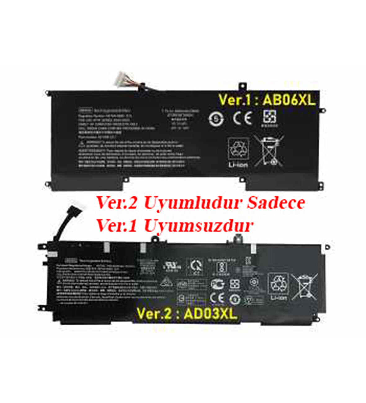 Hp HSTNN-DB8D Notebook Bataryası Laptop Pil