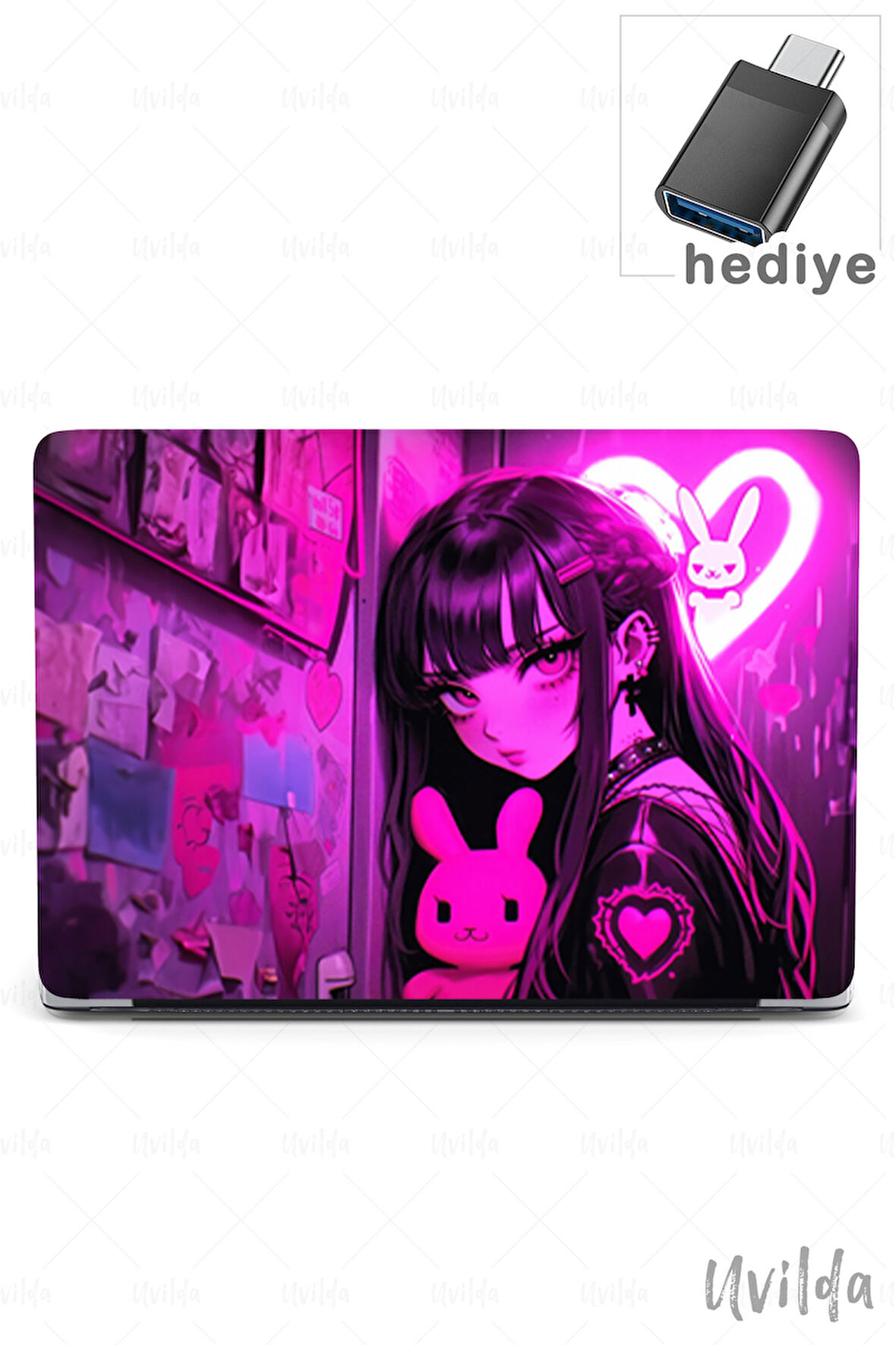 MacBook Air 13.6 A3113 A2681 uyumlu Japon-18 TPU Msoft Pembe Düşler