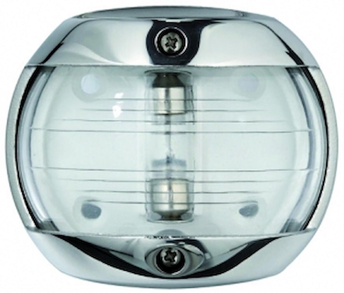 Maxi 20 seyir feneri Paslanmaz Çelik Gövde ve Lens Pruva Feneri 24V 10W
