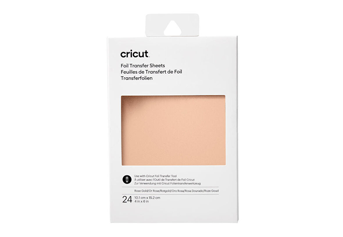 CRICUT 2008712 TRANSFER FOLYO SAYFA 10X15CM 24 SAYFA ROSE GOLD