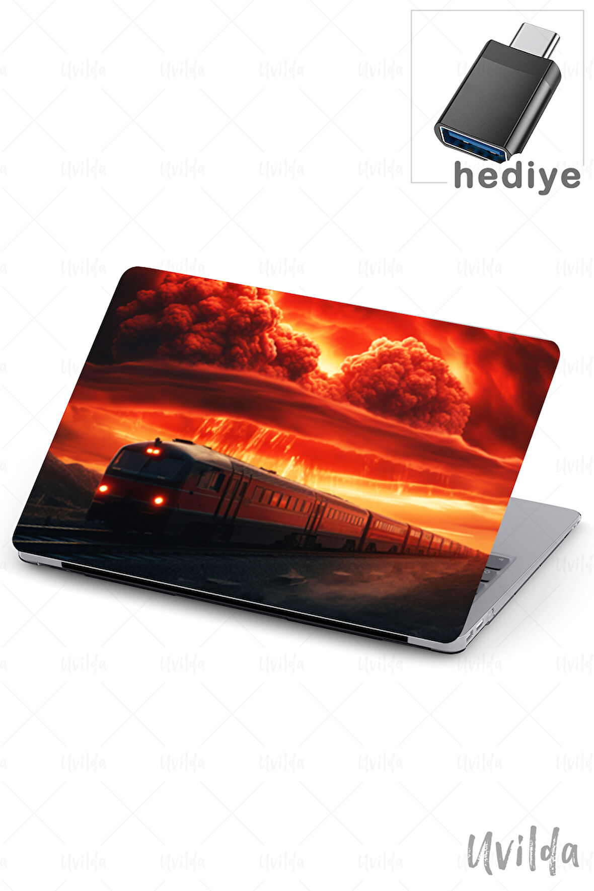 MacBook Air 13.3 A2337 A2179 A1932 uyumlu Kaos-15 Msoft Koruyucu Kıyamet Treni