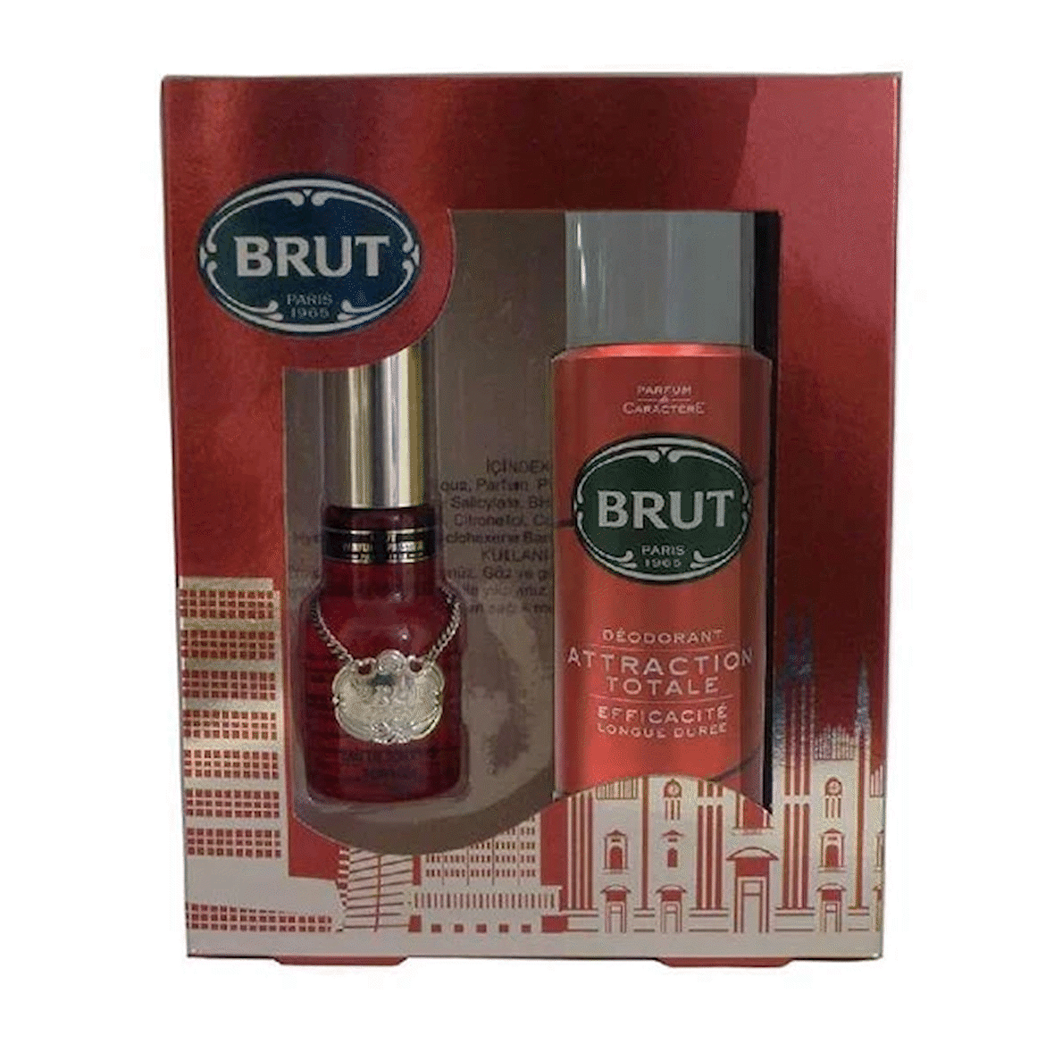 Brut Attraction Totale Erkek Parfüm 30ml EDT + Deodorant Set