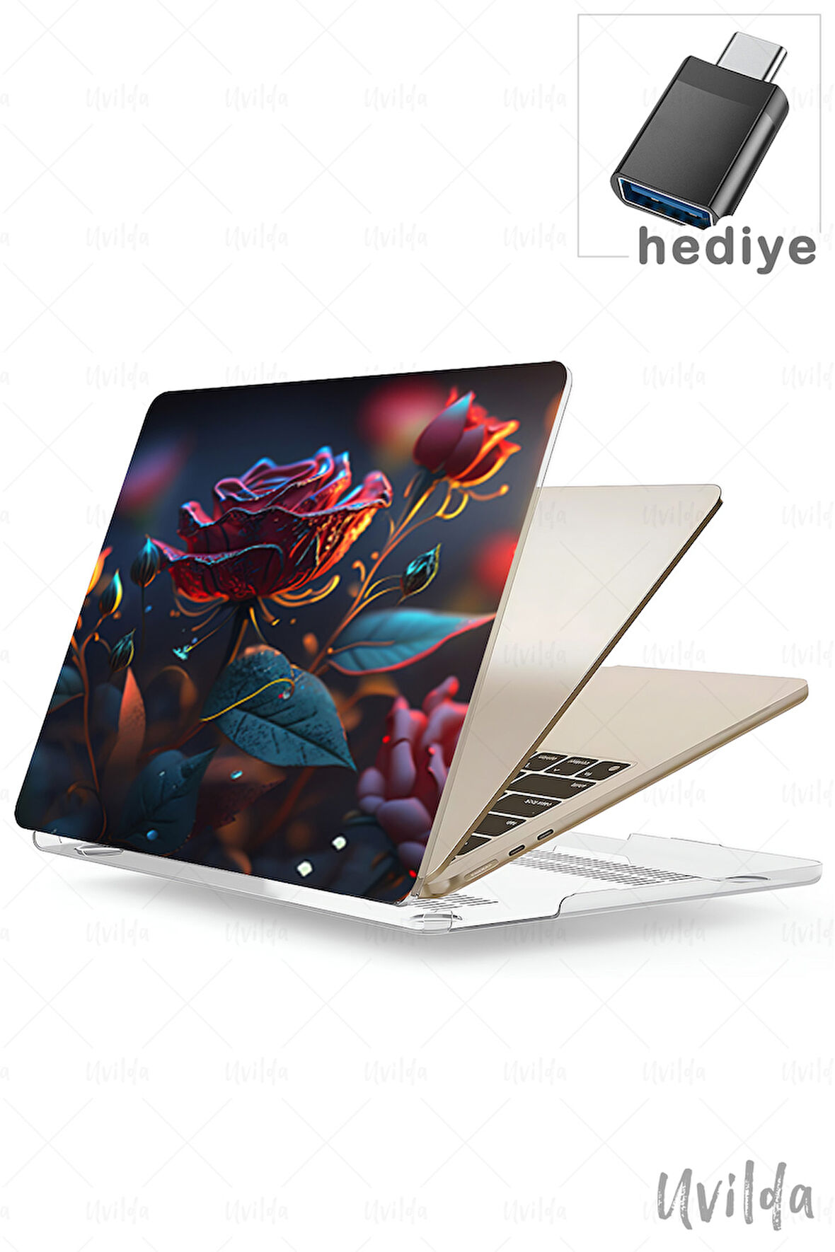 MacBook Pro 13 A2338 A2289 A2251 A2159 A1989 A1708 A1706 uyumlu Derin 10 Msoft Darbe Emici Güller Tomurcuk