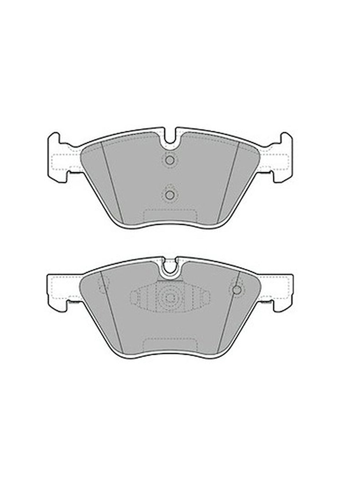 BMW Fren Balatası F07 F01 Arka 730>760i 730d/740d; 535/550i 520>535d