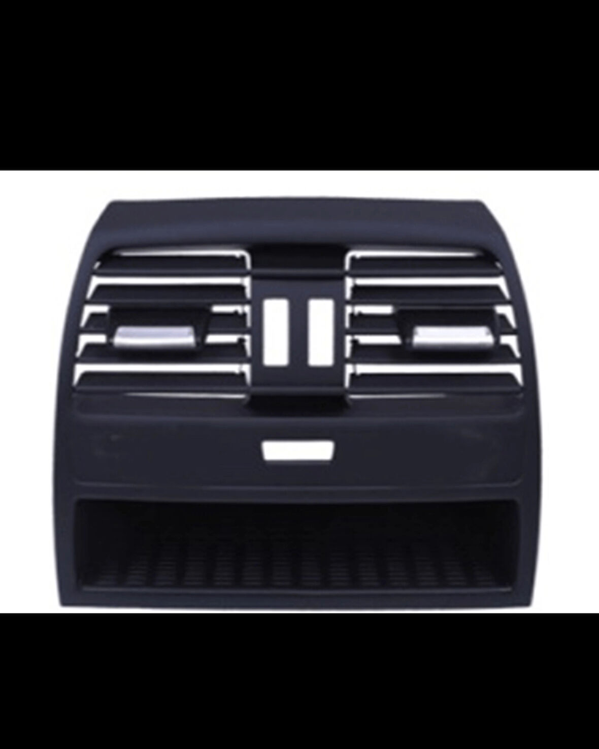 BMW Klima/Kalorifer Izgarası F01+LCI Arka Nikelajlı Siyah