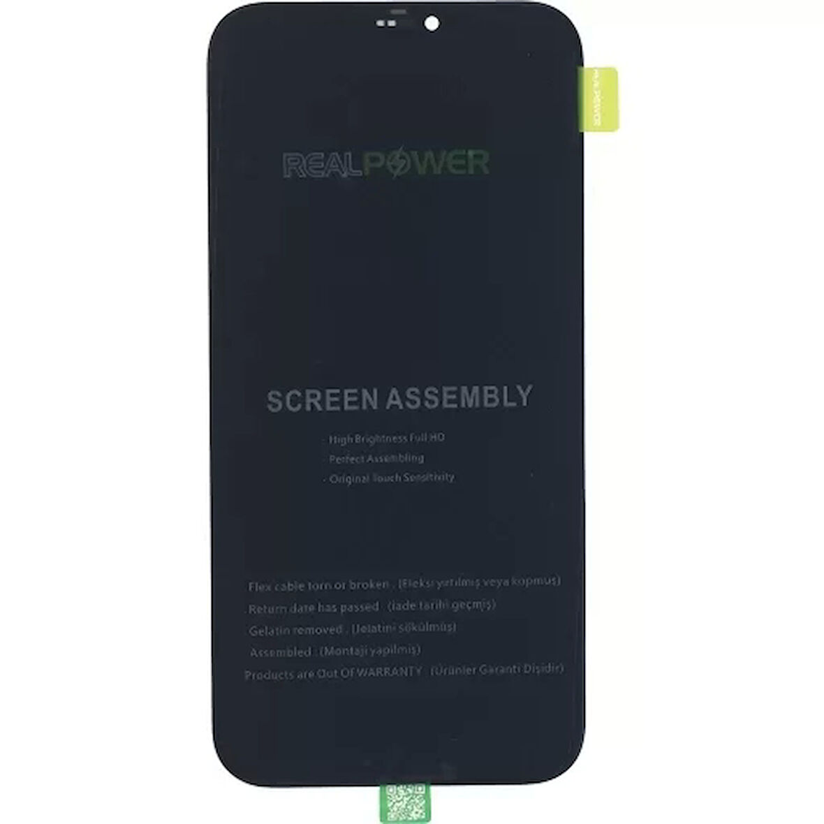 Realpower Apple Uyumlu iPhone 12 Pro Max Lcd Ekran Dokunmatik Realled