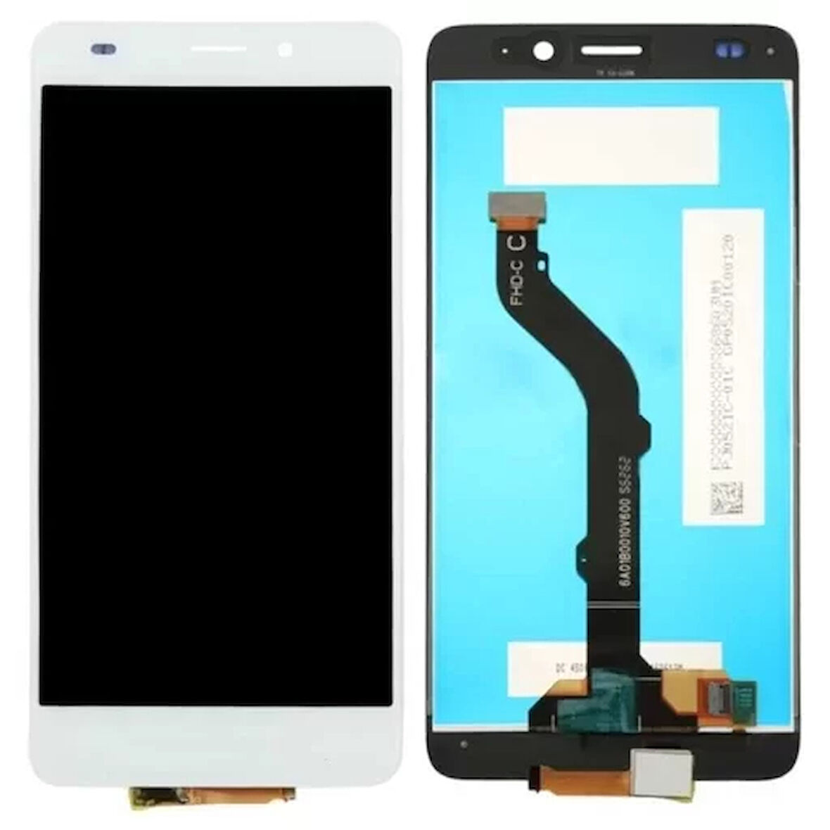Huawei Uyumlu Gt3 Lcd Ekran Beyaz Çıtasız
