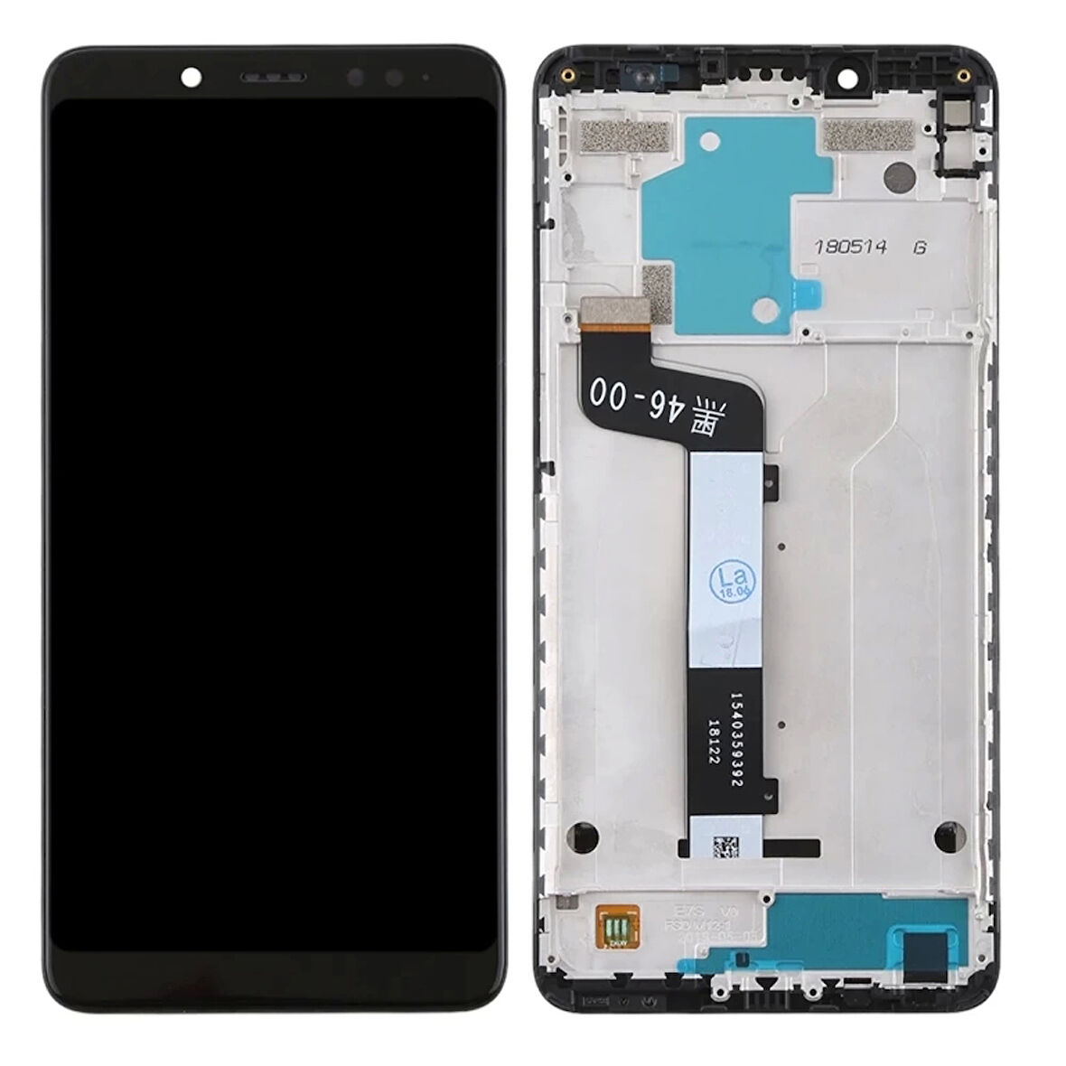 Xiaomi Uyumlu Redmi Note 5 Lcd Ekran Dokunmatik Siyah Çıtalı