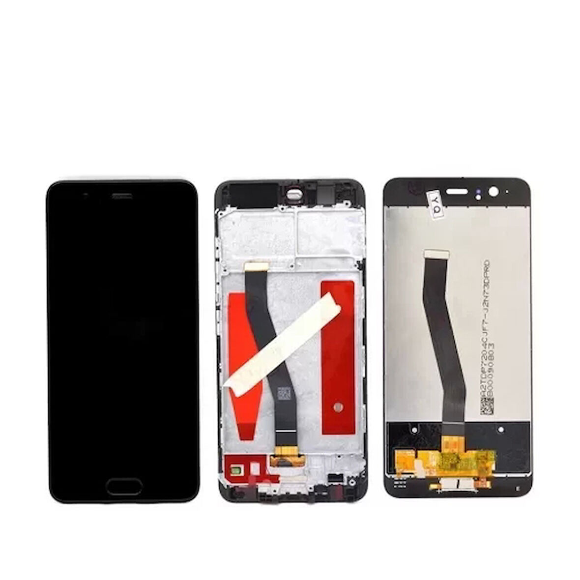 Huawei Uyumlu P10 Lcd Ekran Siyah Çıtalı