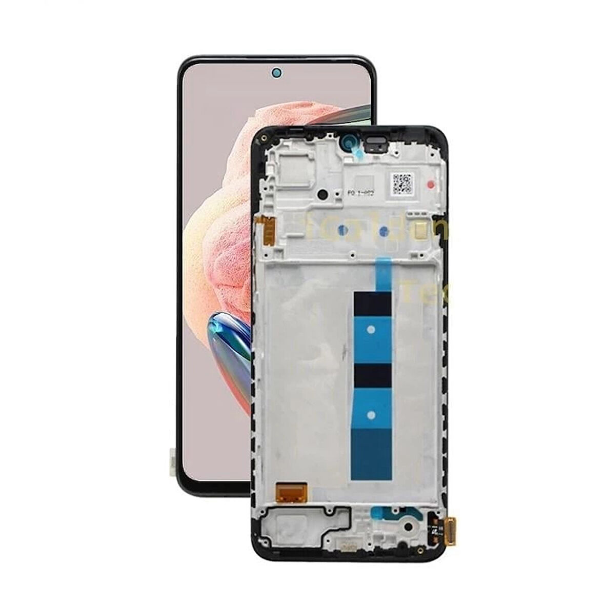 Xiaomi Uyumlu Redmi Note 12 4G Lcd Ekran Dokunmatik Siyah Çıtalı OLED