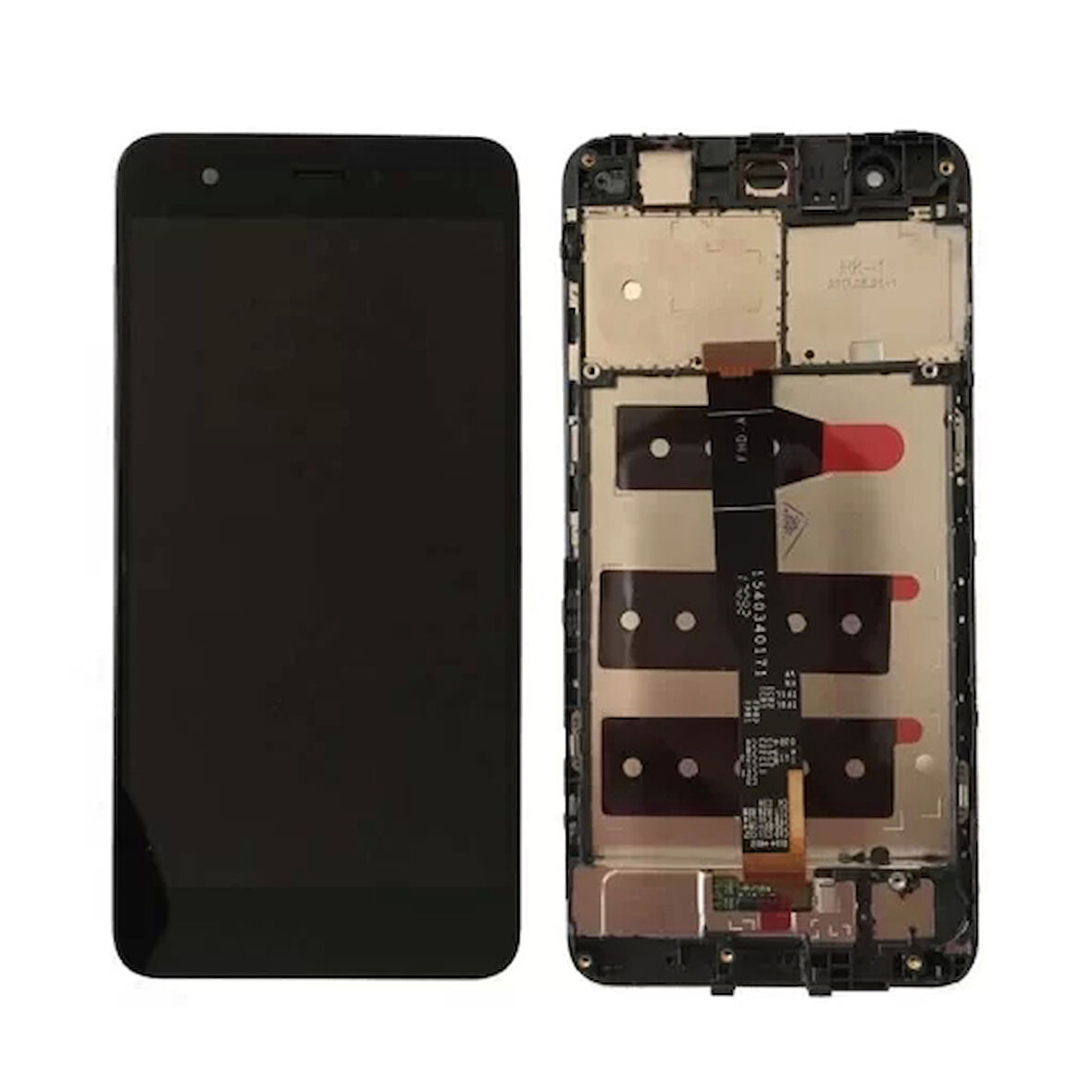 Huawei Uyumlu Nova Lcd Ekran Siyah Çıtalı