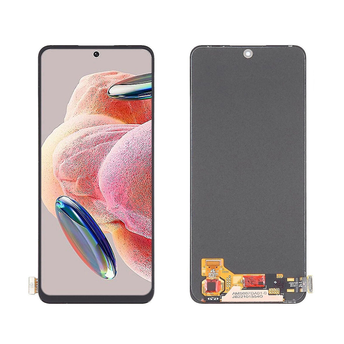 Xiaomi Uyumlu Redmi Note 12 4G Lcd Ekran Dokunmatik Siyah Çıtasız OLED