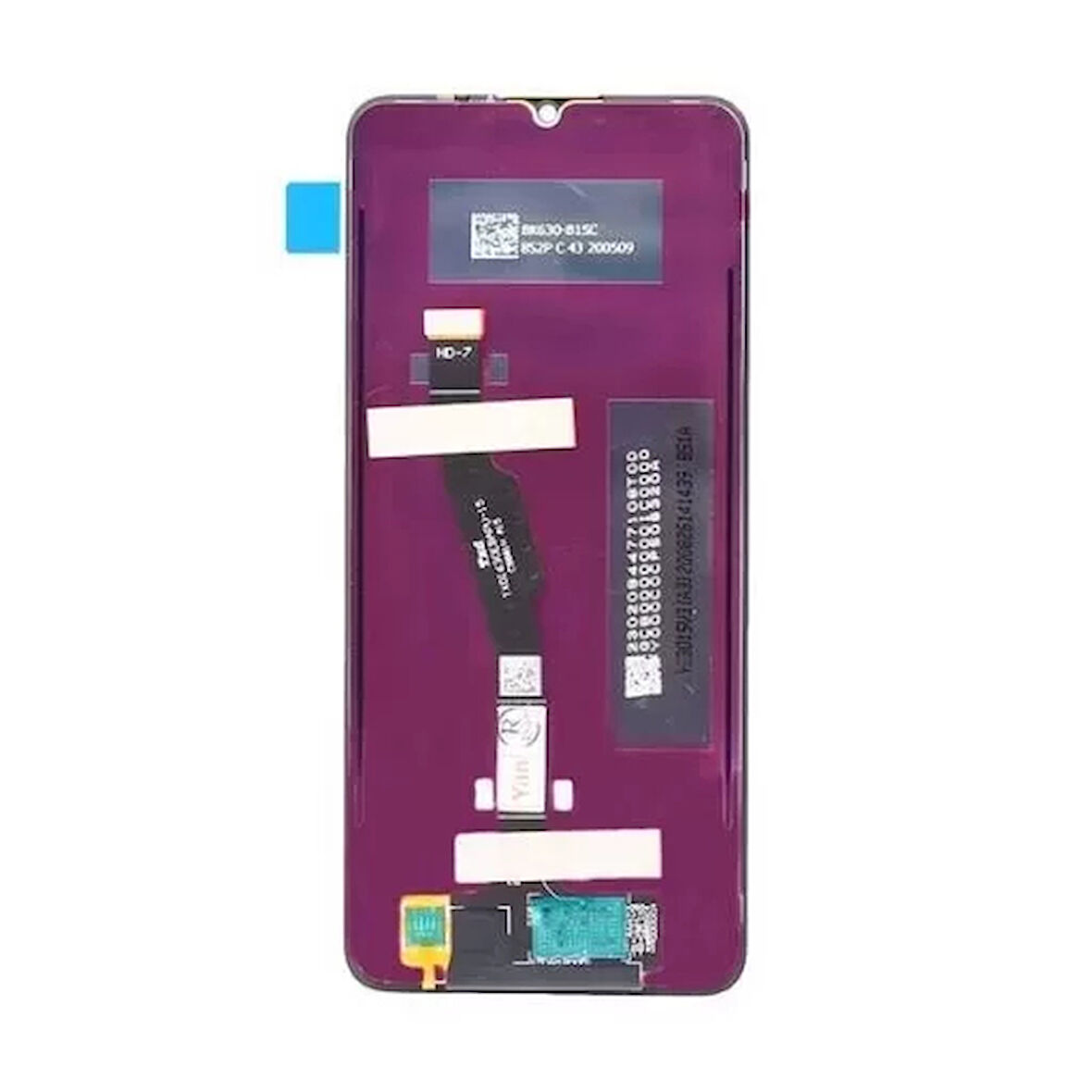 Huawei Uyumlu Y6p Lcd Ekran Siyah Çıtasız Servis