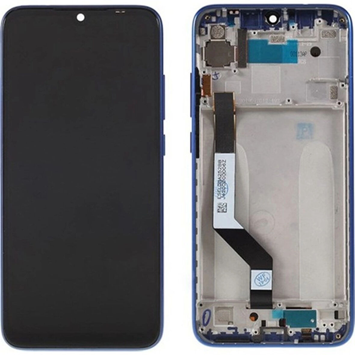 Xiaomi Uyumlu Redmi 7 Lcd Ekran Dokunmatik Mavi Çıtalı