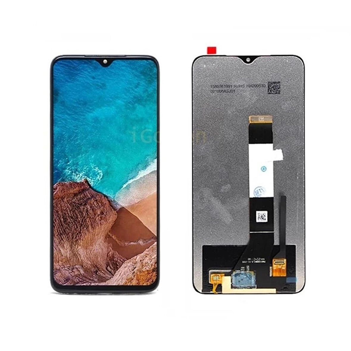 Xiaomi Uyumlu Redmi Note 9T Lcd Ekran Dokunmatik Siyah Çıtasız