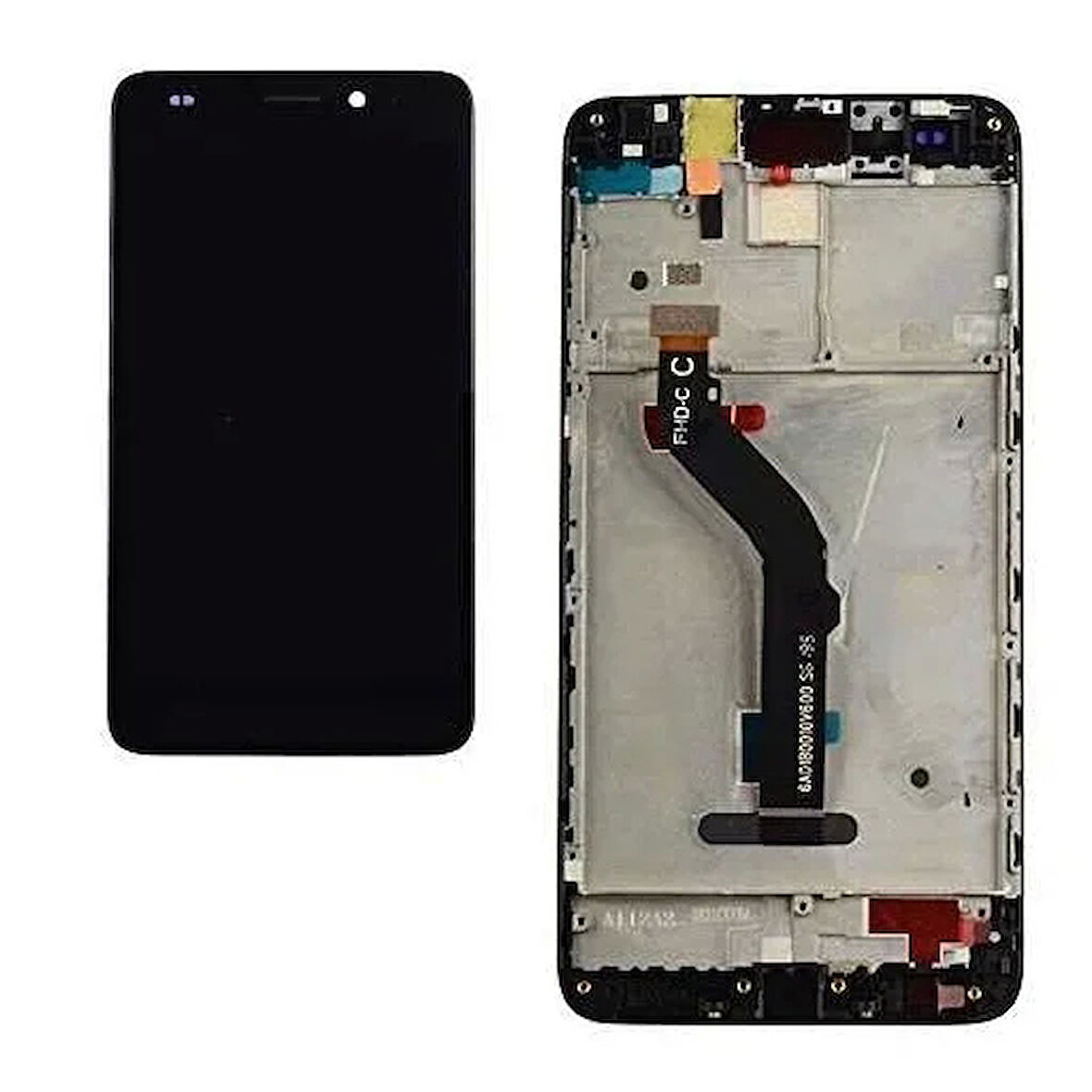 Huawei Uyumlu Gt3 Lcd Ekran Siyah Çıtalı