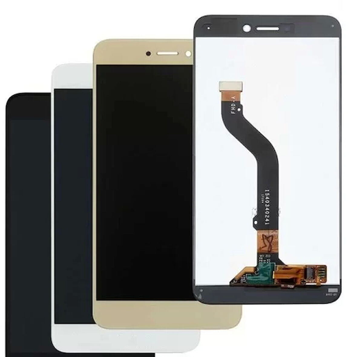 Huawei Uyumlu P9 Lite 2017 Lcd Ekran Siyah Çıtasız